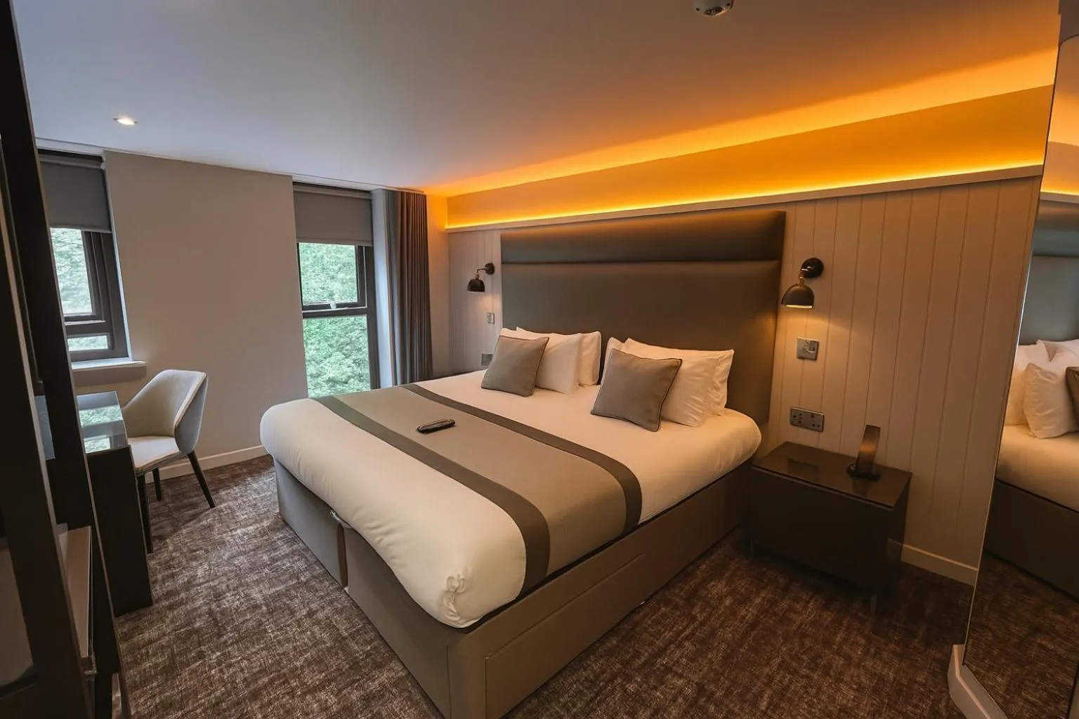 Bed in The Ranald Hotel