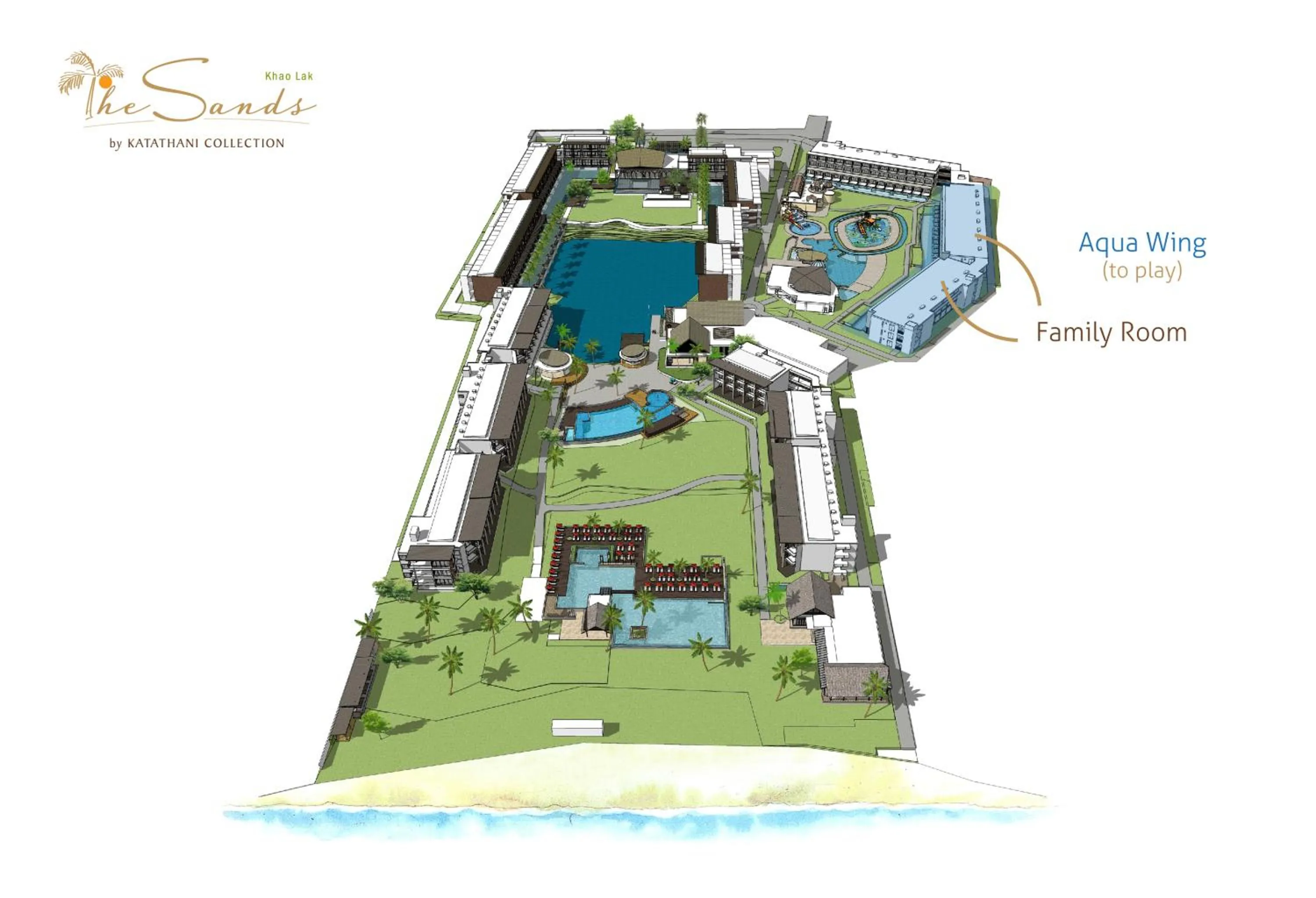 Floor plan in The Sands Khao Lak by Katathani - SHA Extra Plus