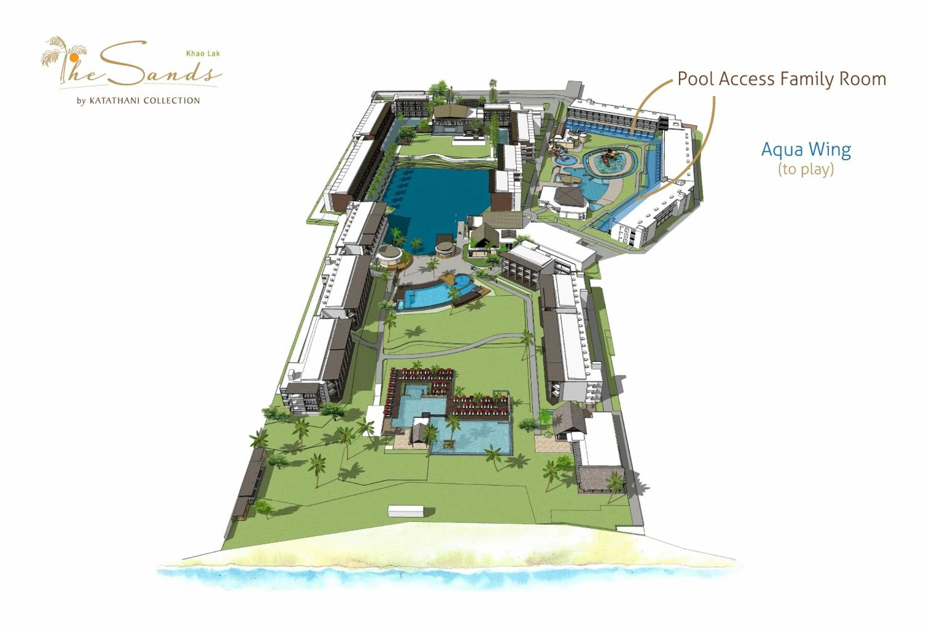Floor plan in The Sands Khao Lak by Katathani - SHA Extra Plus