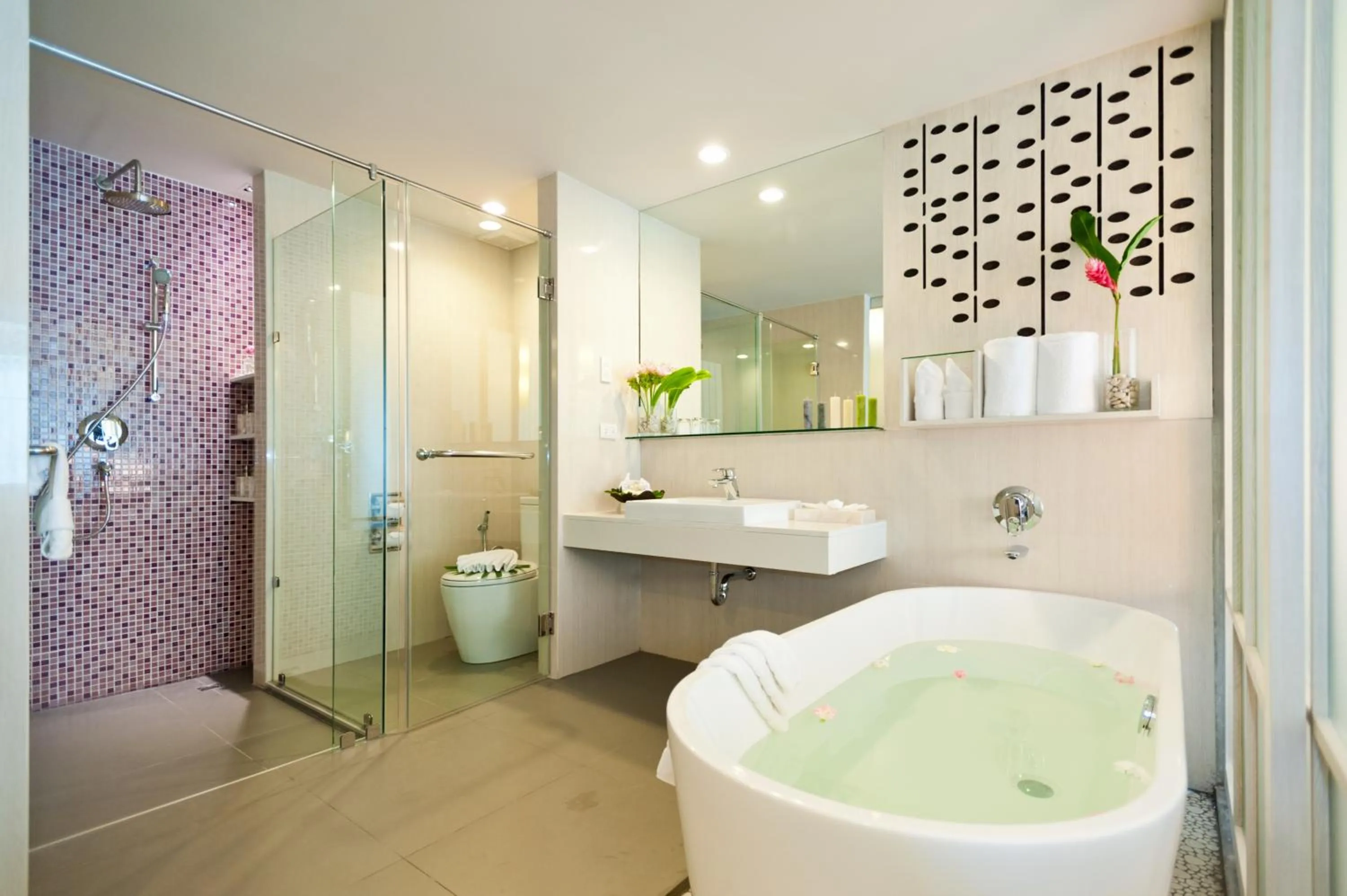 Bathroom in The Sands Khao Lak by Katathani - SHA Extra Plus