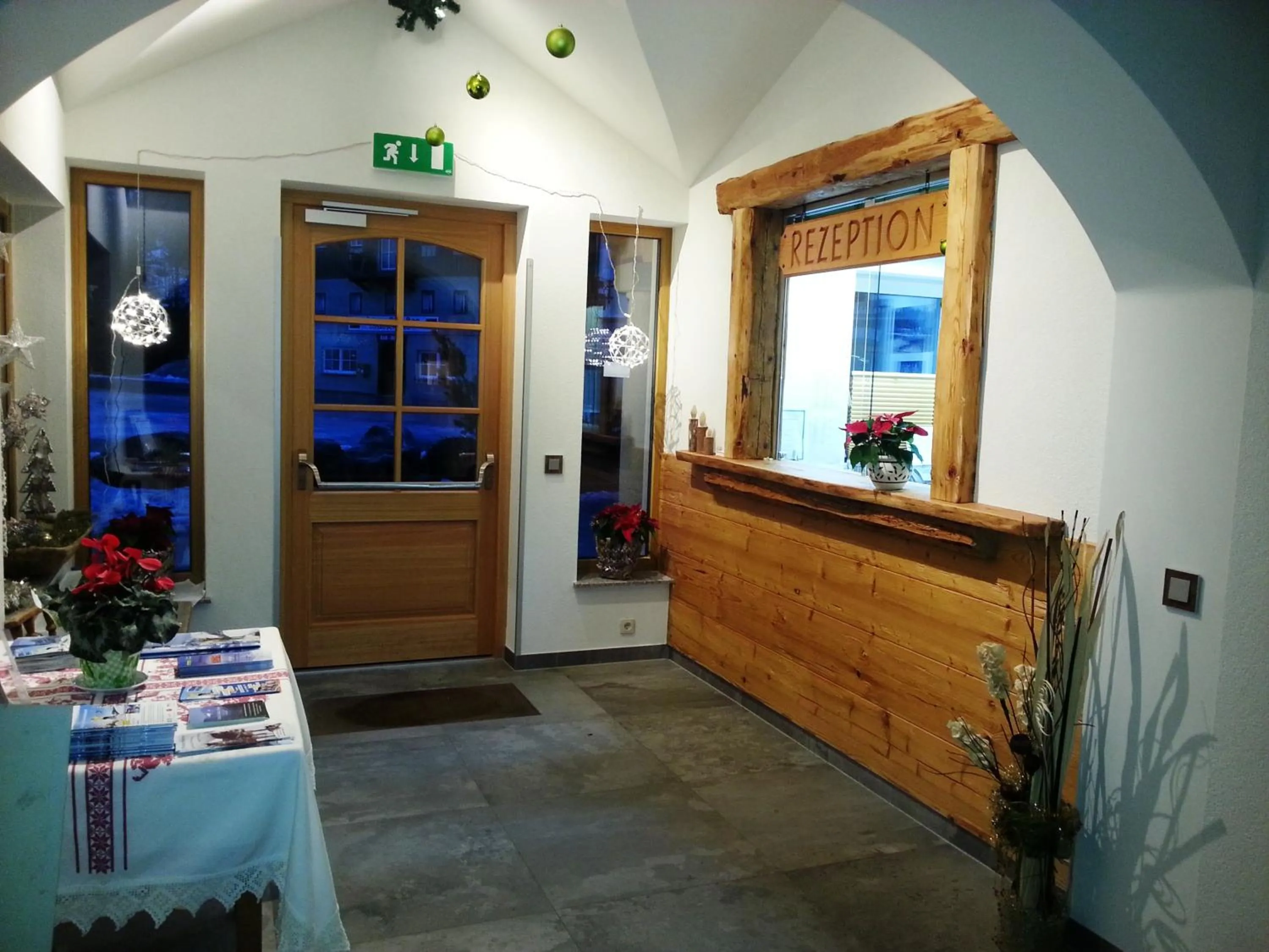 Lobby or reception in Gasthof Gosauschmied