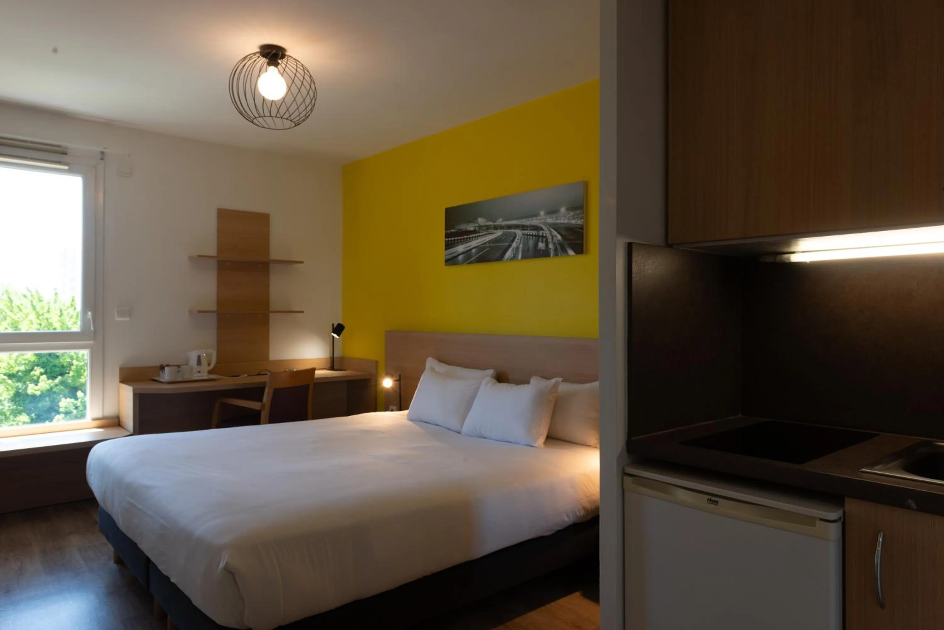 Bed in EastLodge Lyon Est Eurexpo