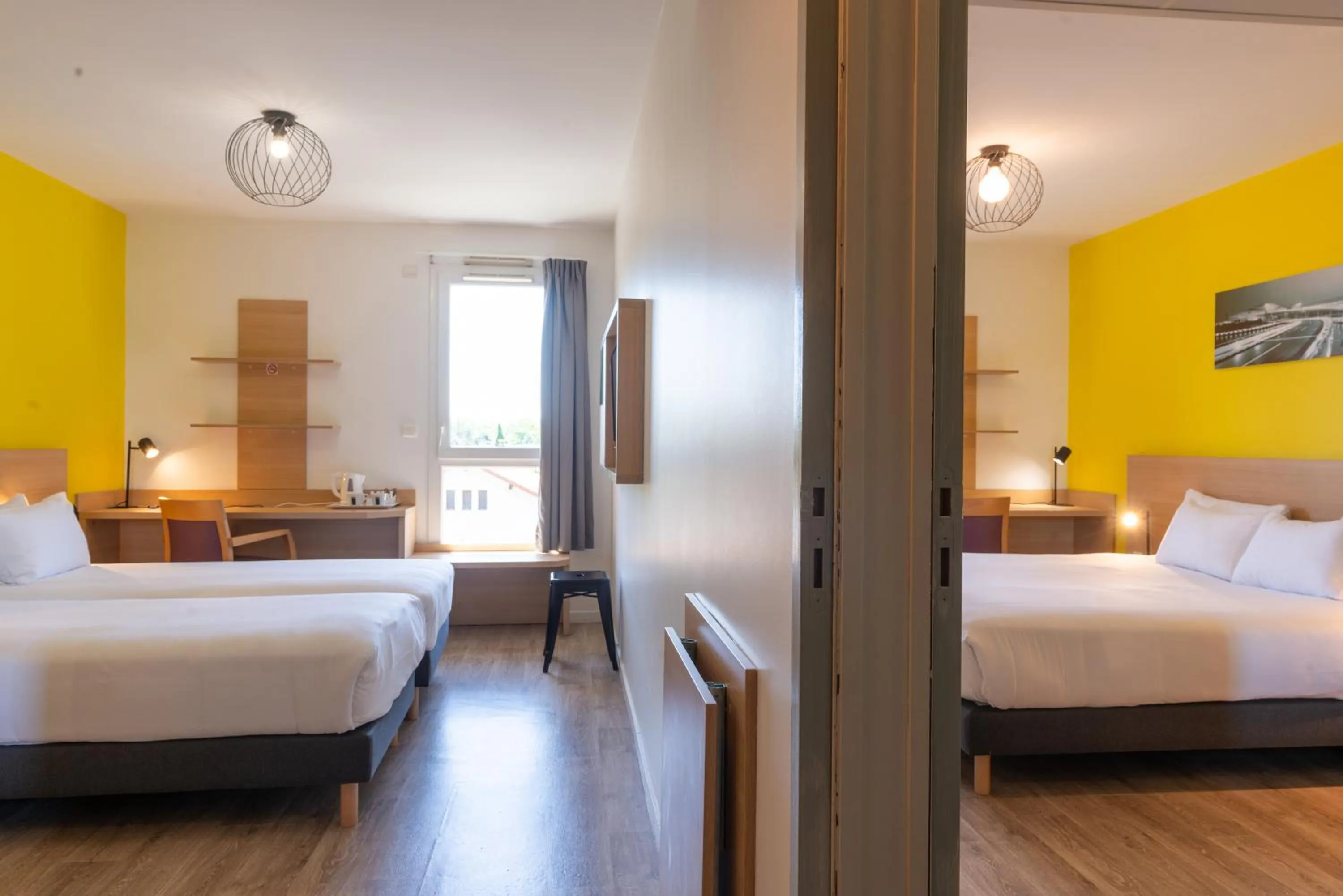 Bed in EastLodge Lyon Est Eurexpo