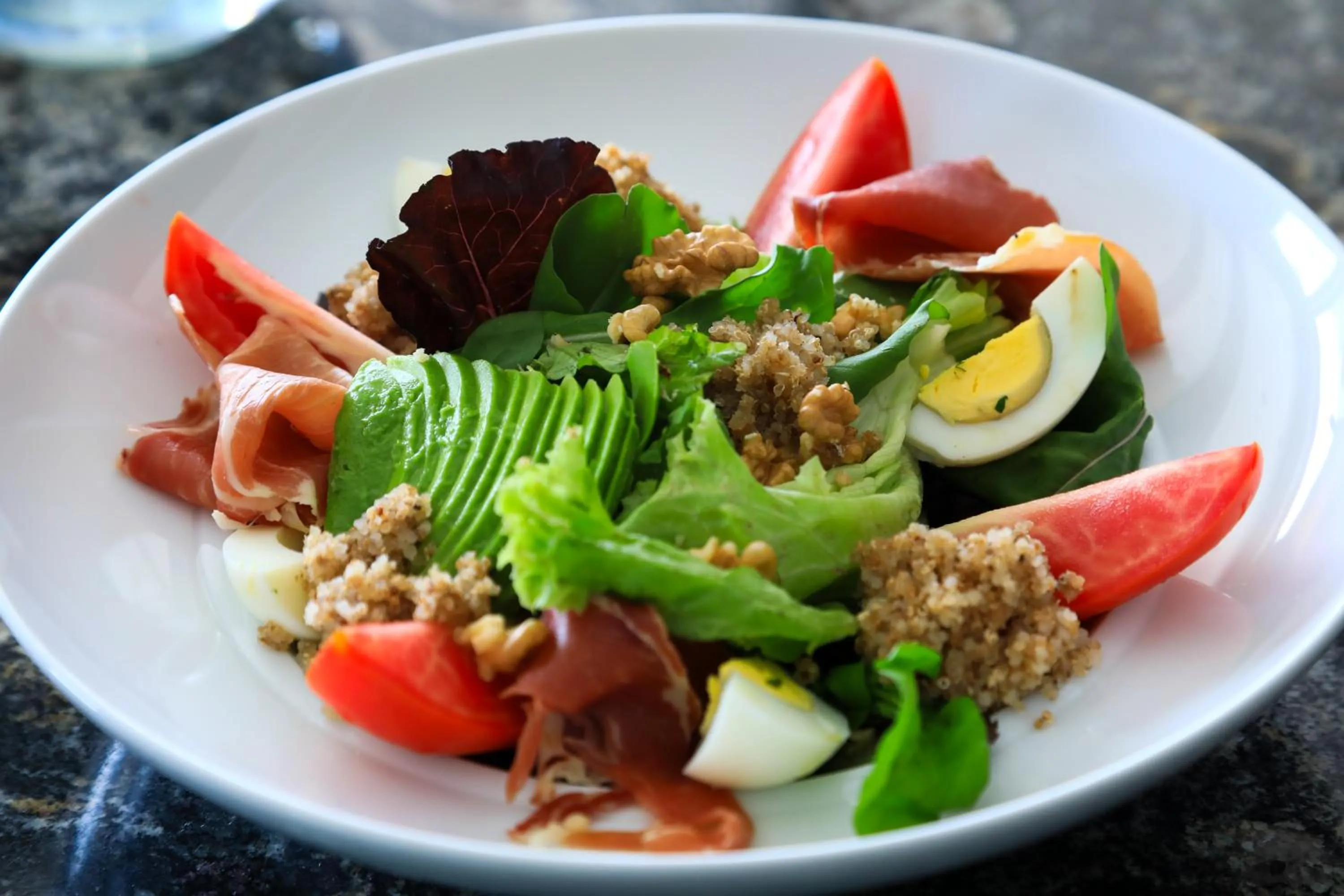 Food in El Carmelo Mountain Lodge