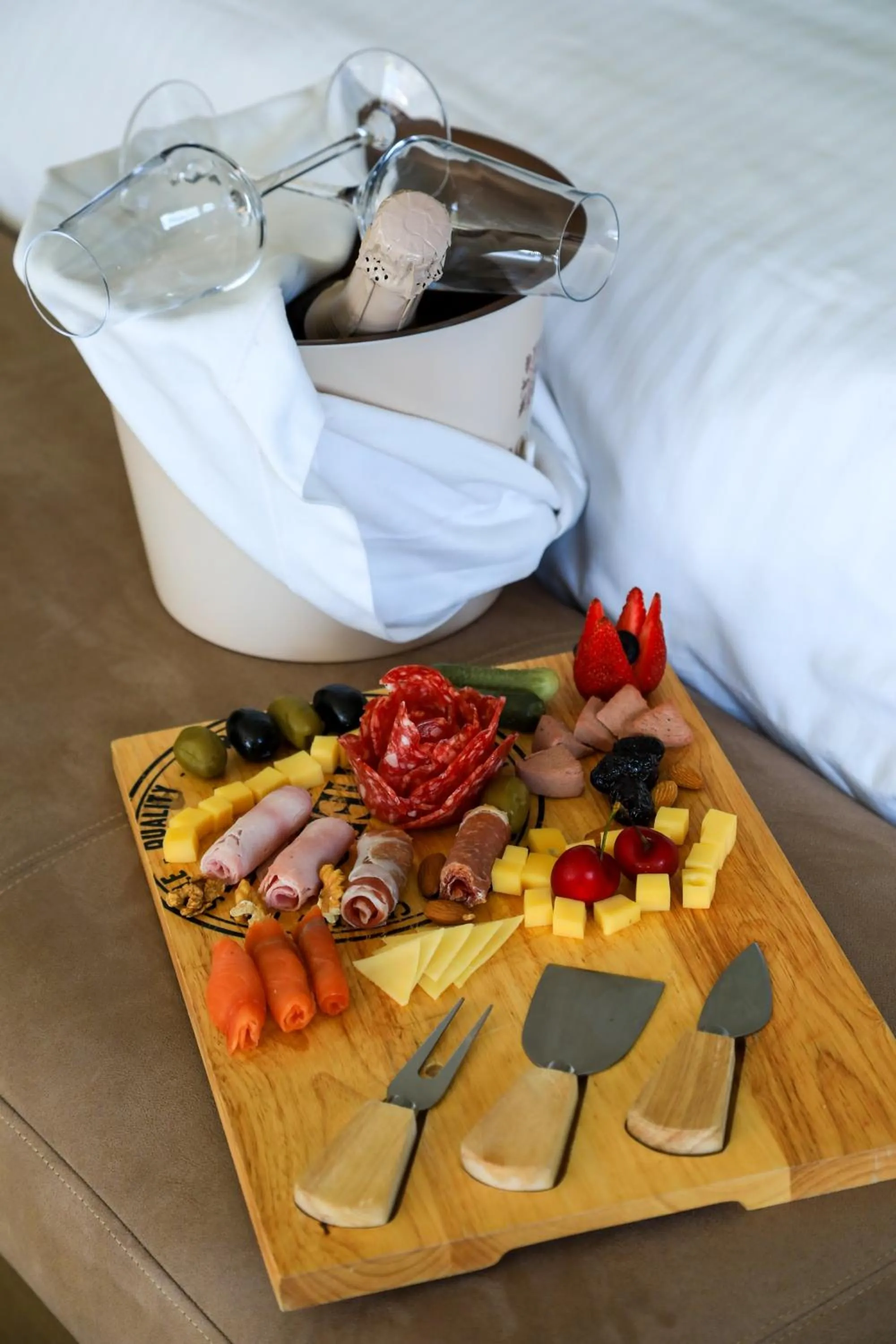 Food in El Carmelo Mountain Lodge