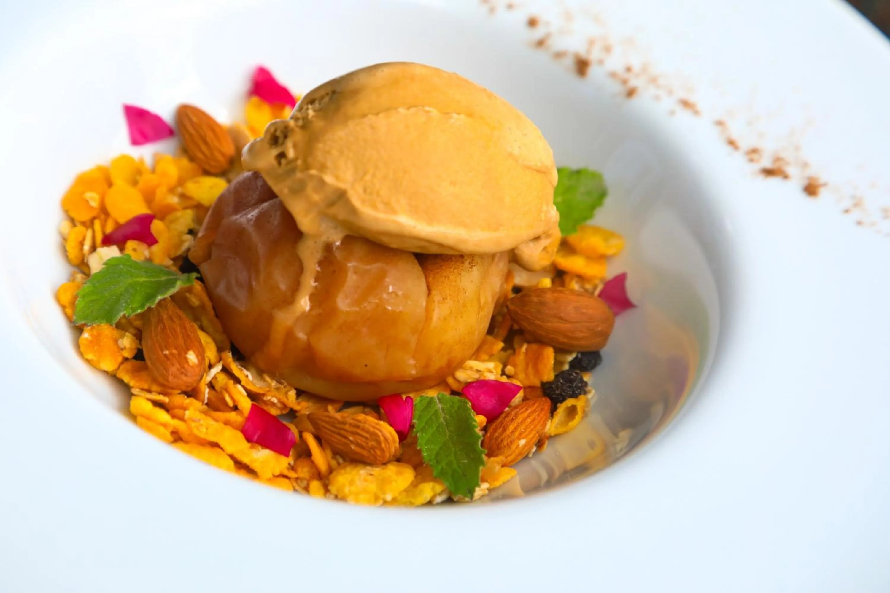 Food in El Carmelo Mountain Lodge