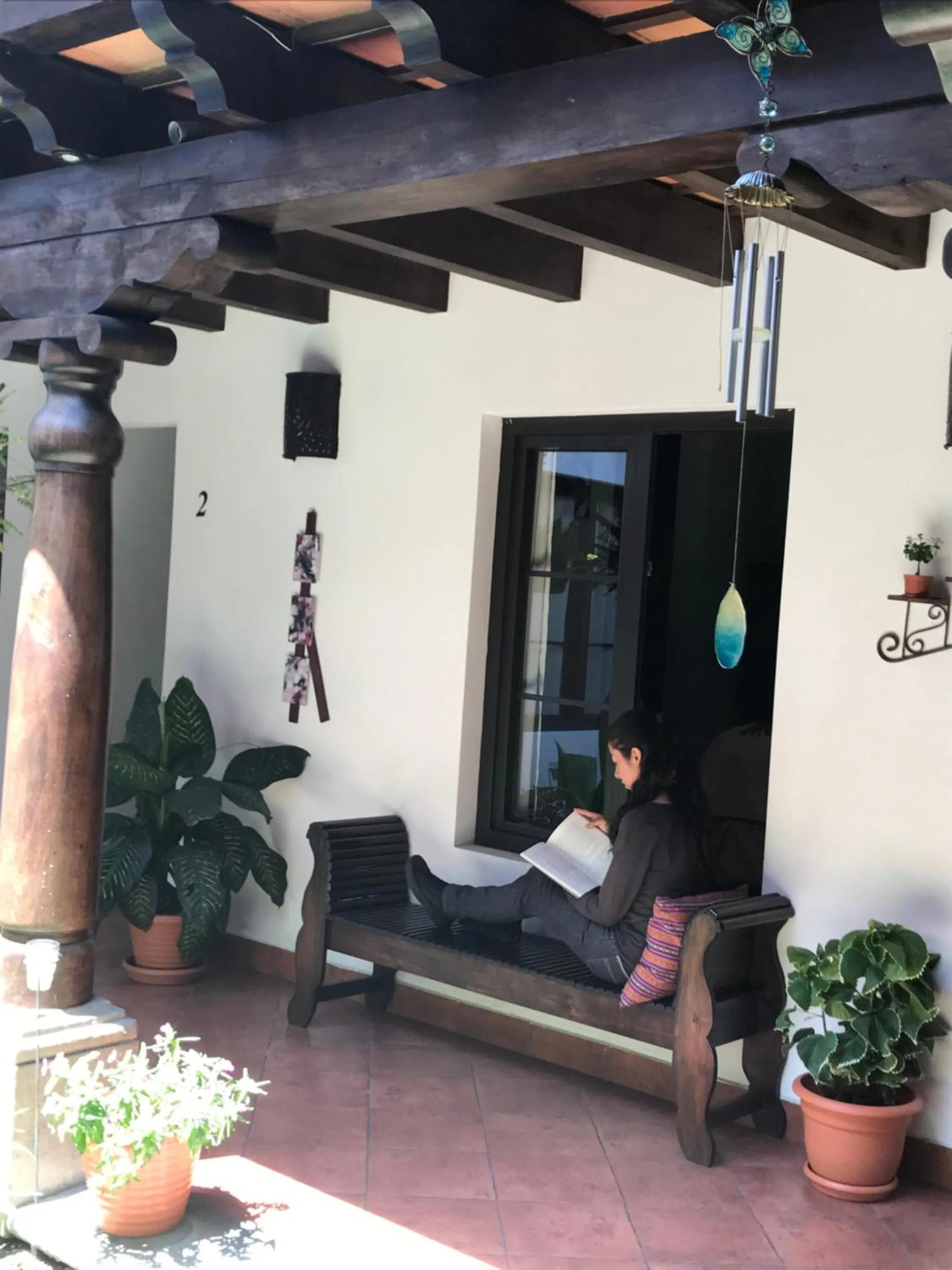 Seating area in Hotel la Galería