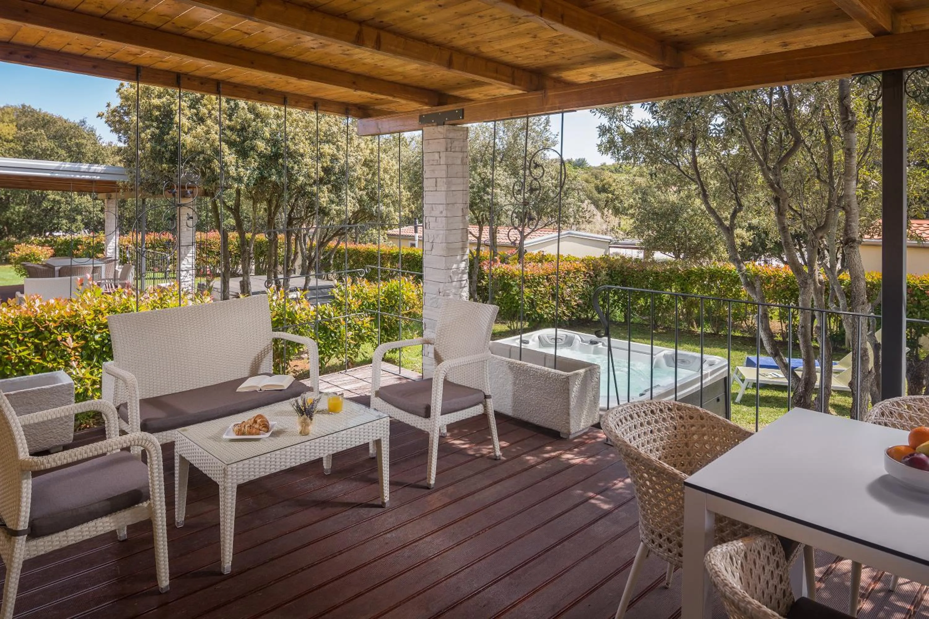 Patio in Camping Homes Mon Perin