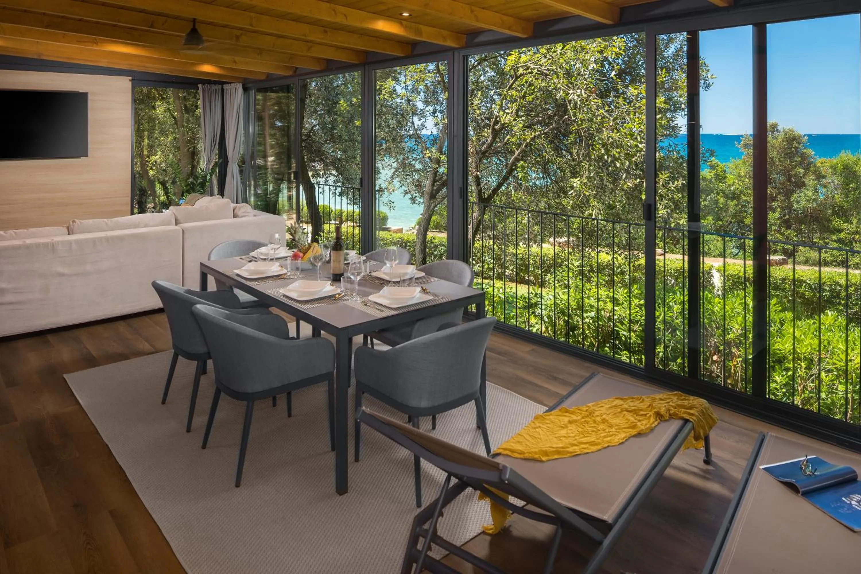 Patio in Camping Homes Mon Perin