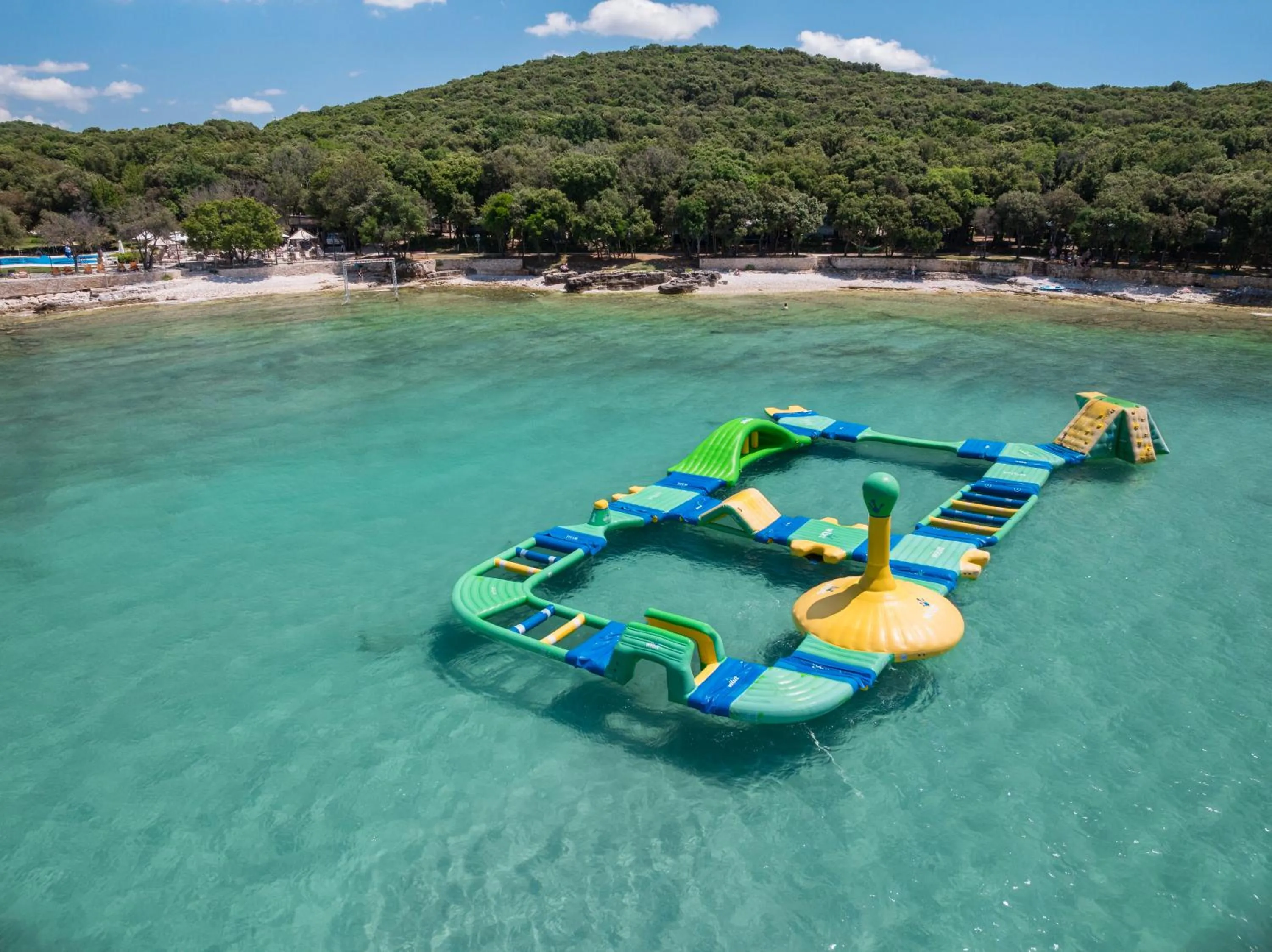 Aqua park in Camping Homes Mon Perin