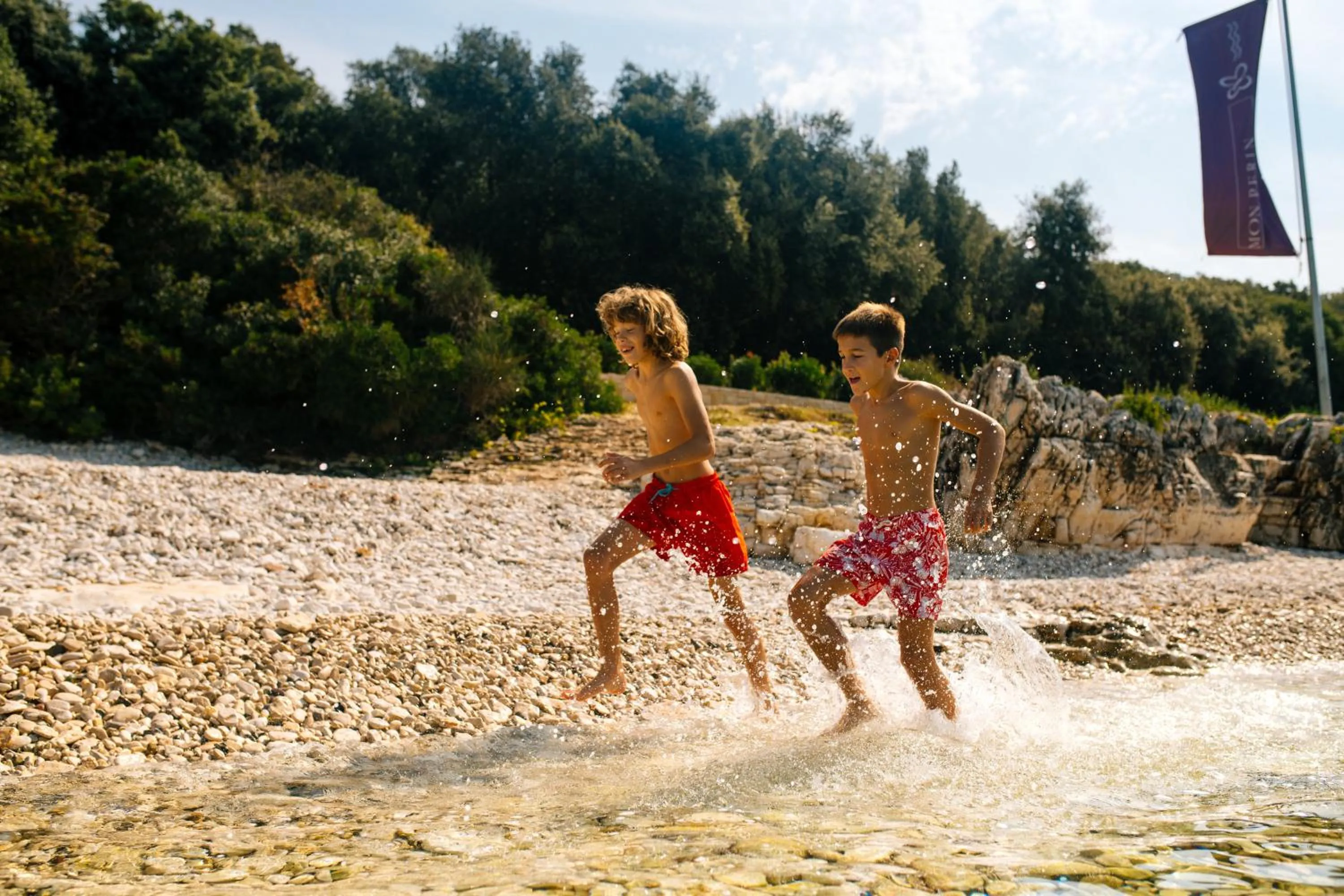 Beach in Camping Homes Mon Perin