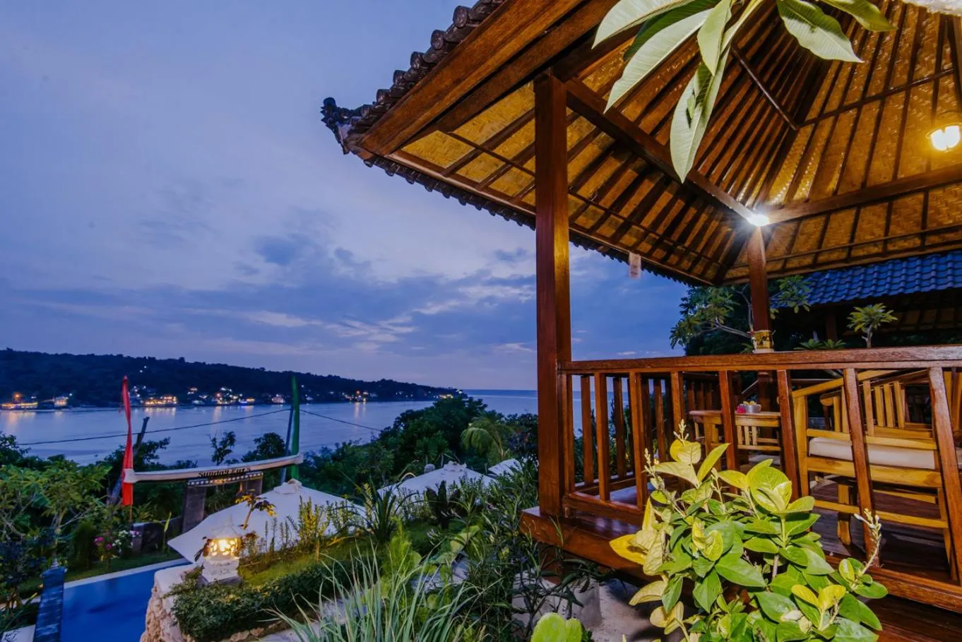 Balcony/Terrace in Sunday Huts Lembongan