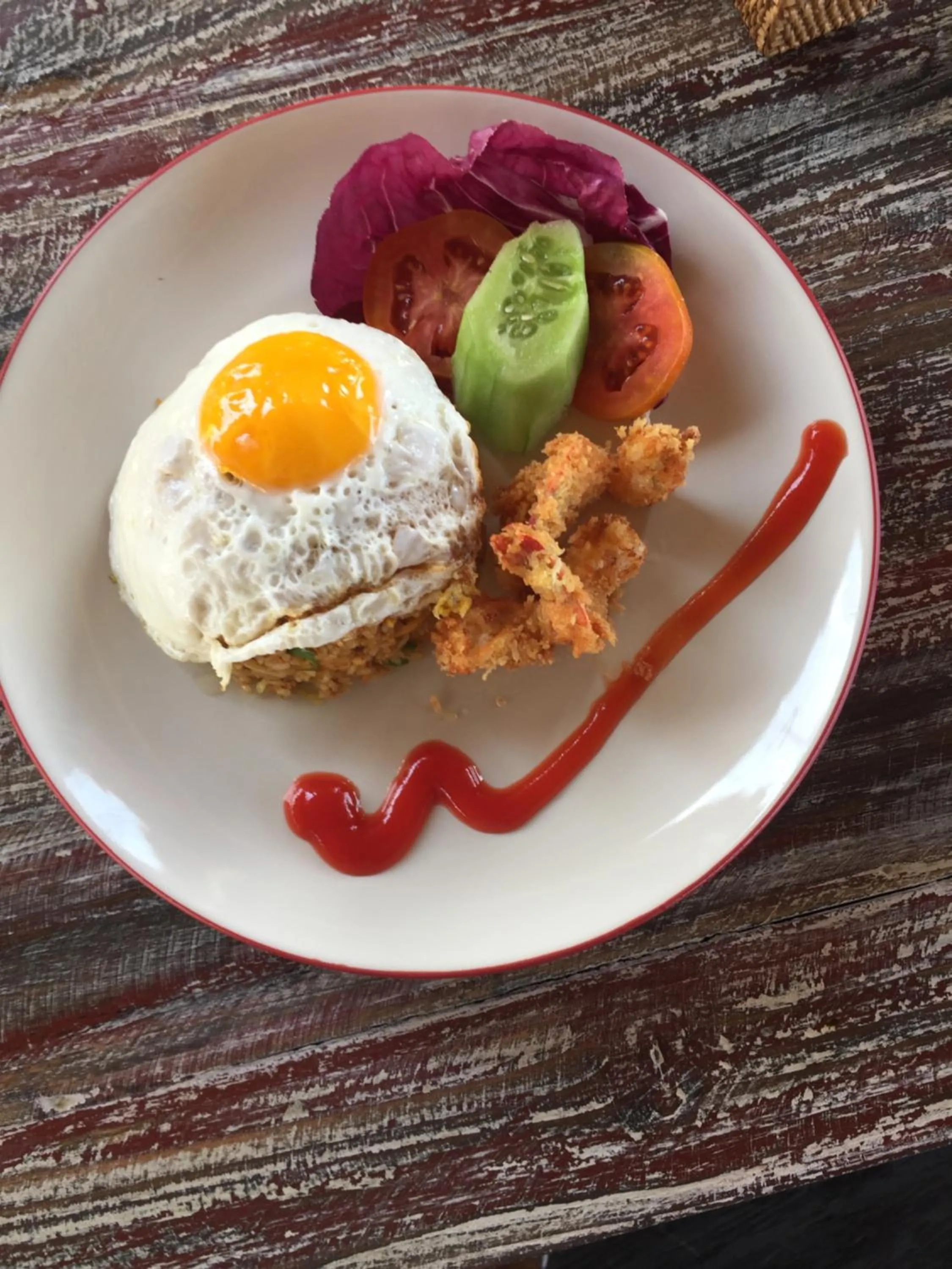 Food in Sunday Huts Lembongan