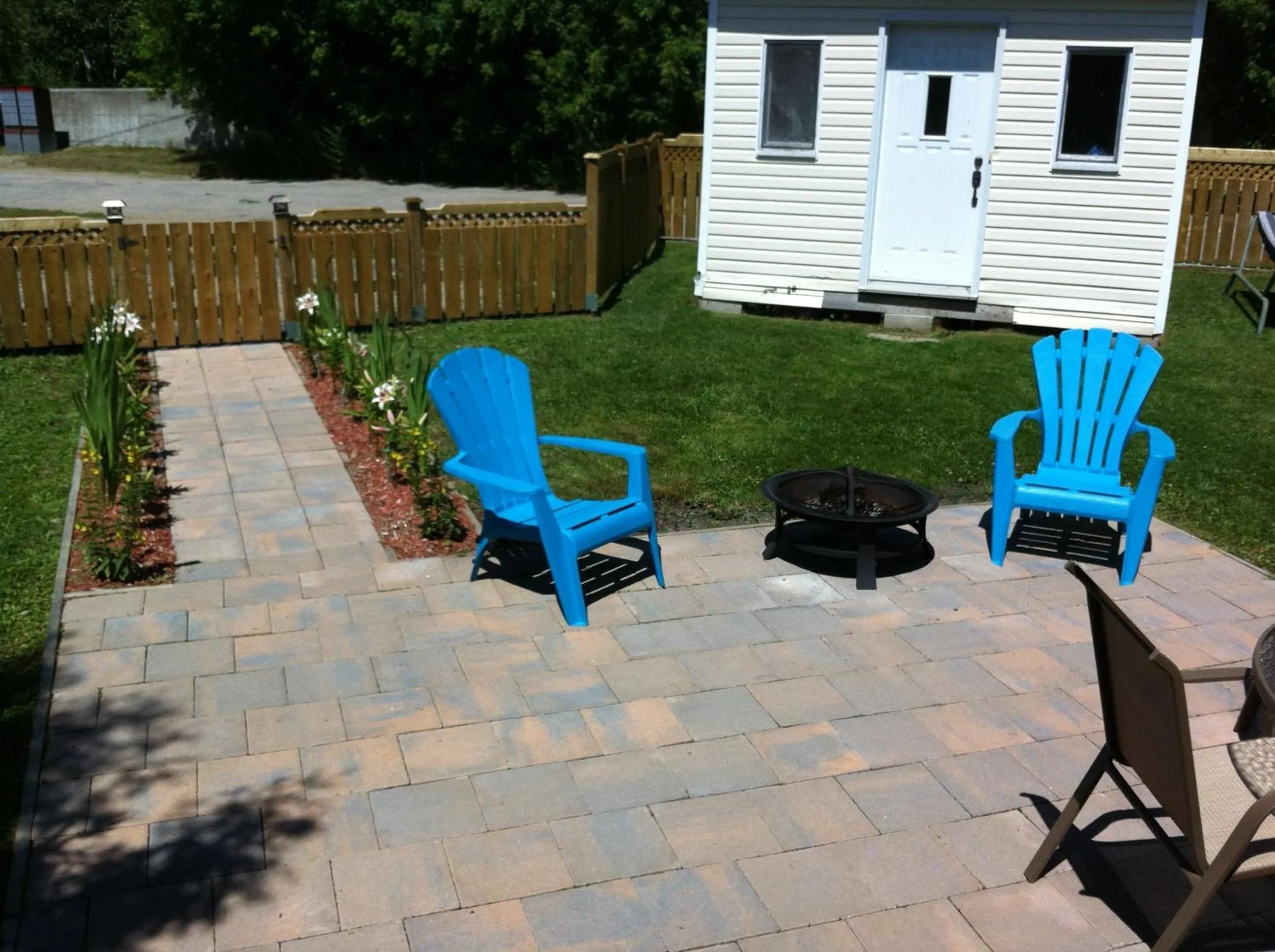 Patio in Gîte Esprit Follet