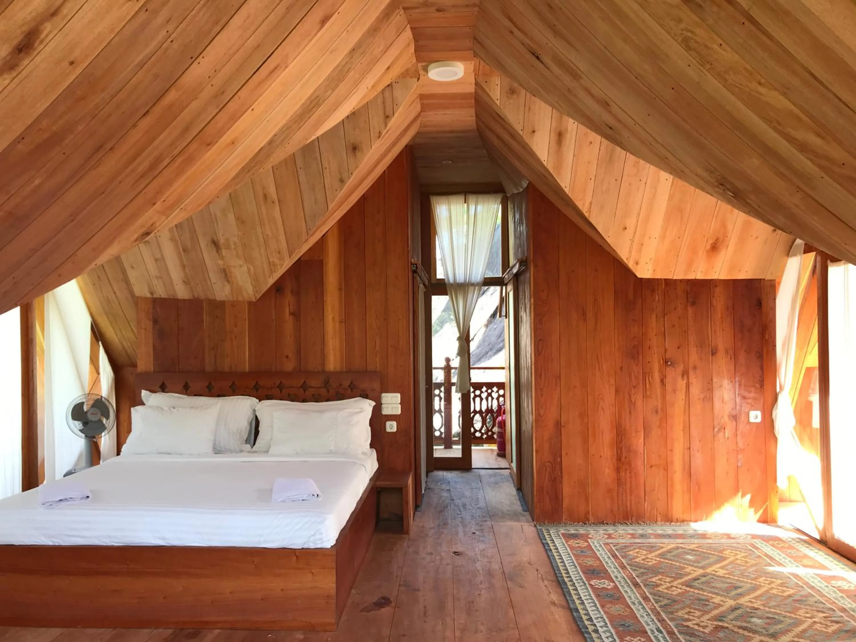 Bed in Padi Ecolodge