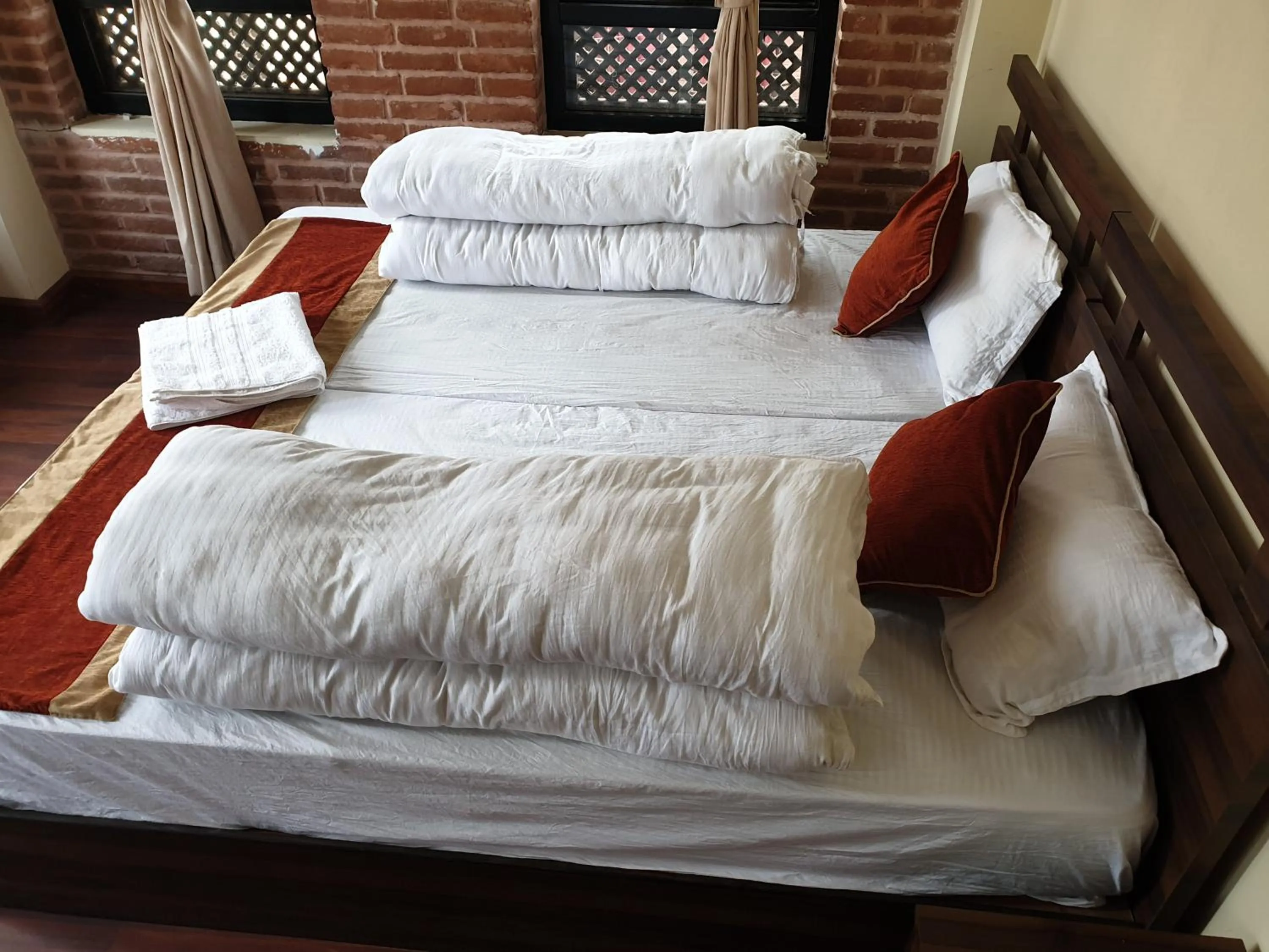 Photo of the whole room, Bed in HOTEL LAYAKU DURBAR
