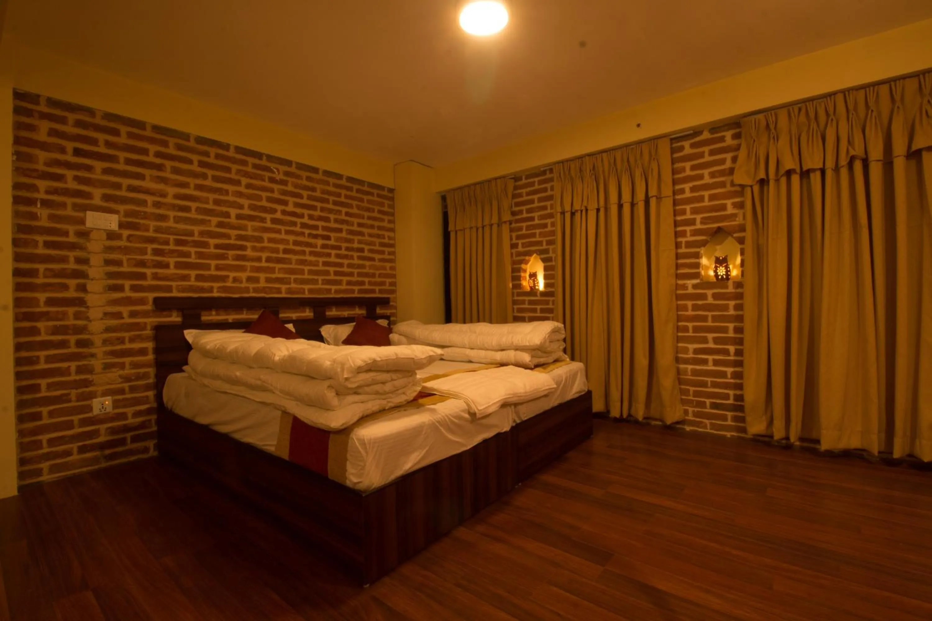 Photo of the whole room, Bed in HOTEL LAYAKU DURBAR
