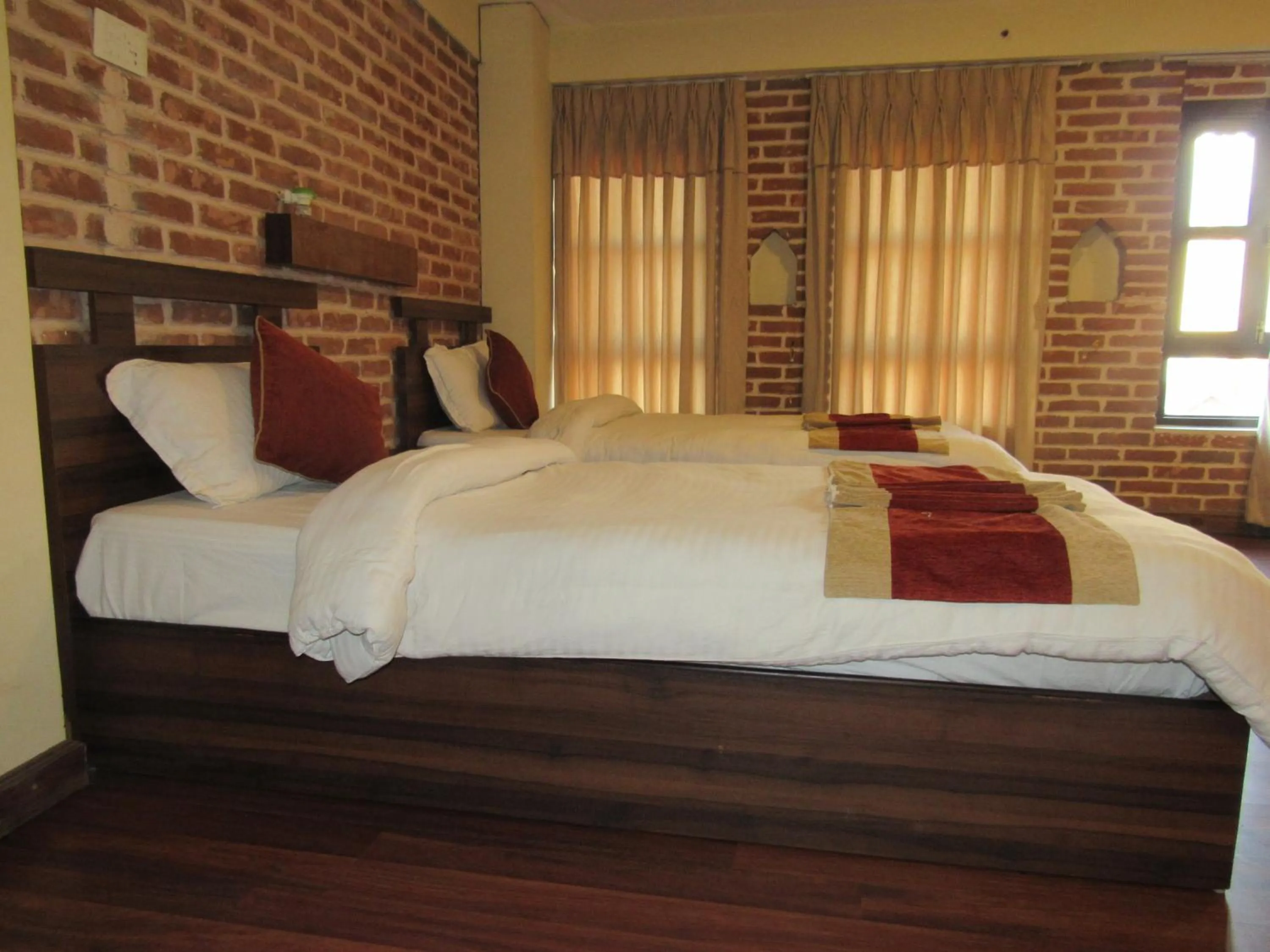 Photo of the whole room, Bed in HOTEL LAYAKU DURBAR