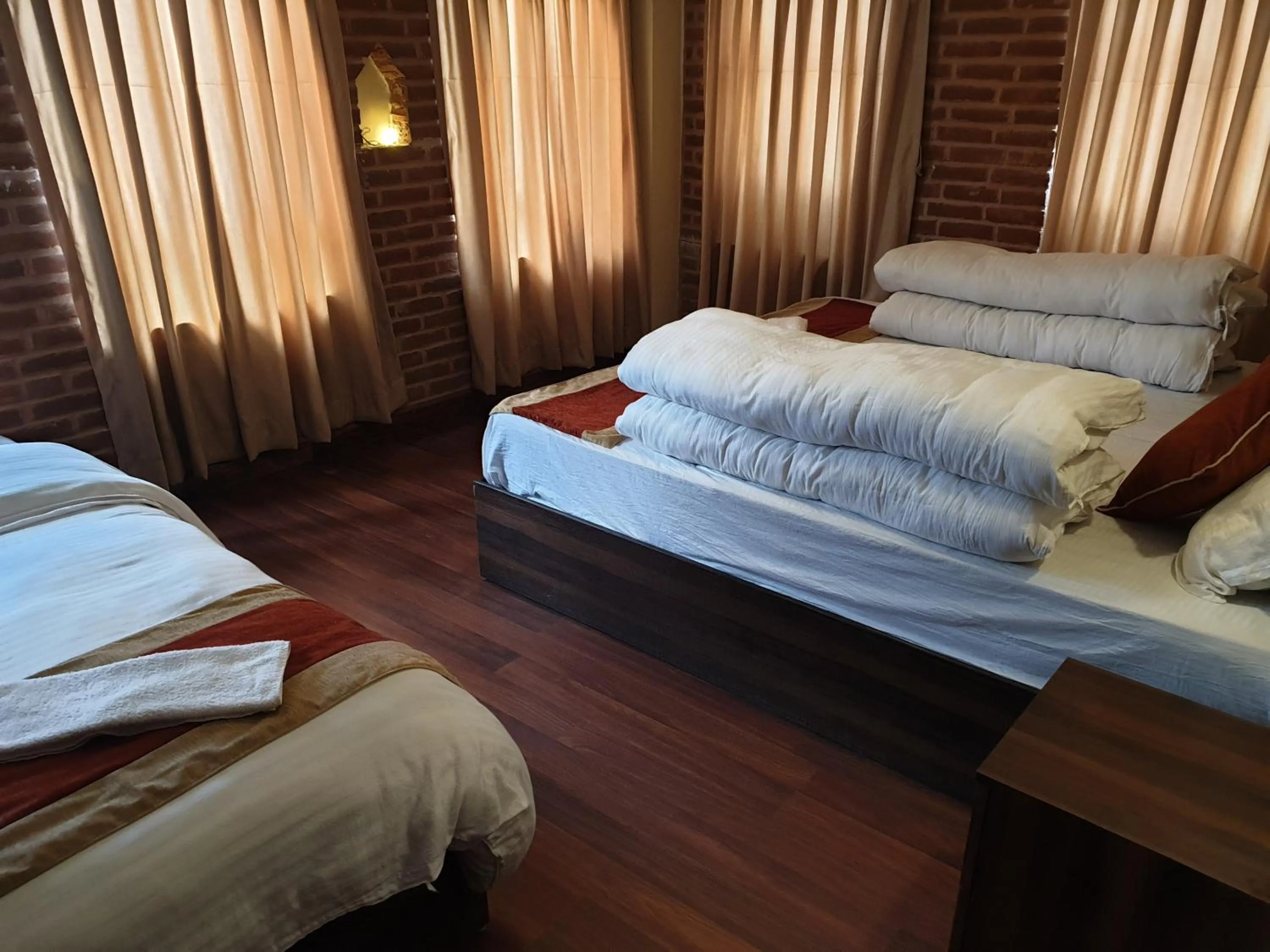 Photo of the whole room, Bed in HOTEL LAYAKU DURBAR