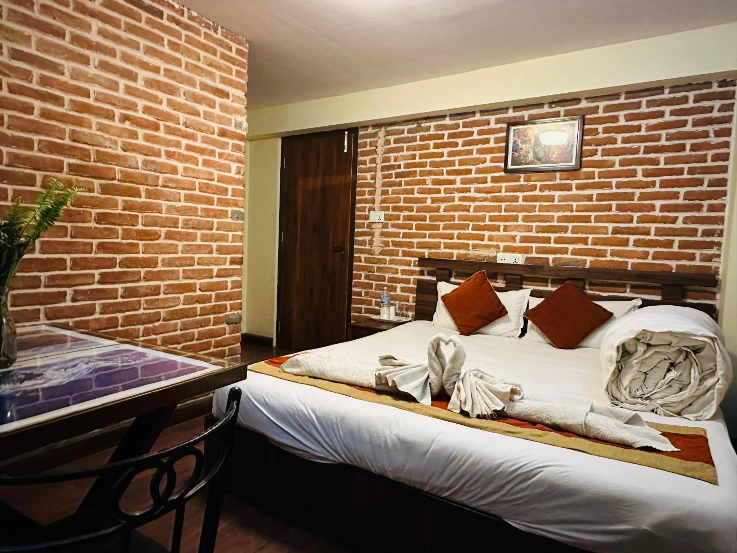 Photo of the whole room, Bed in HOTEL LAYAKU DURBAR