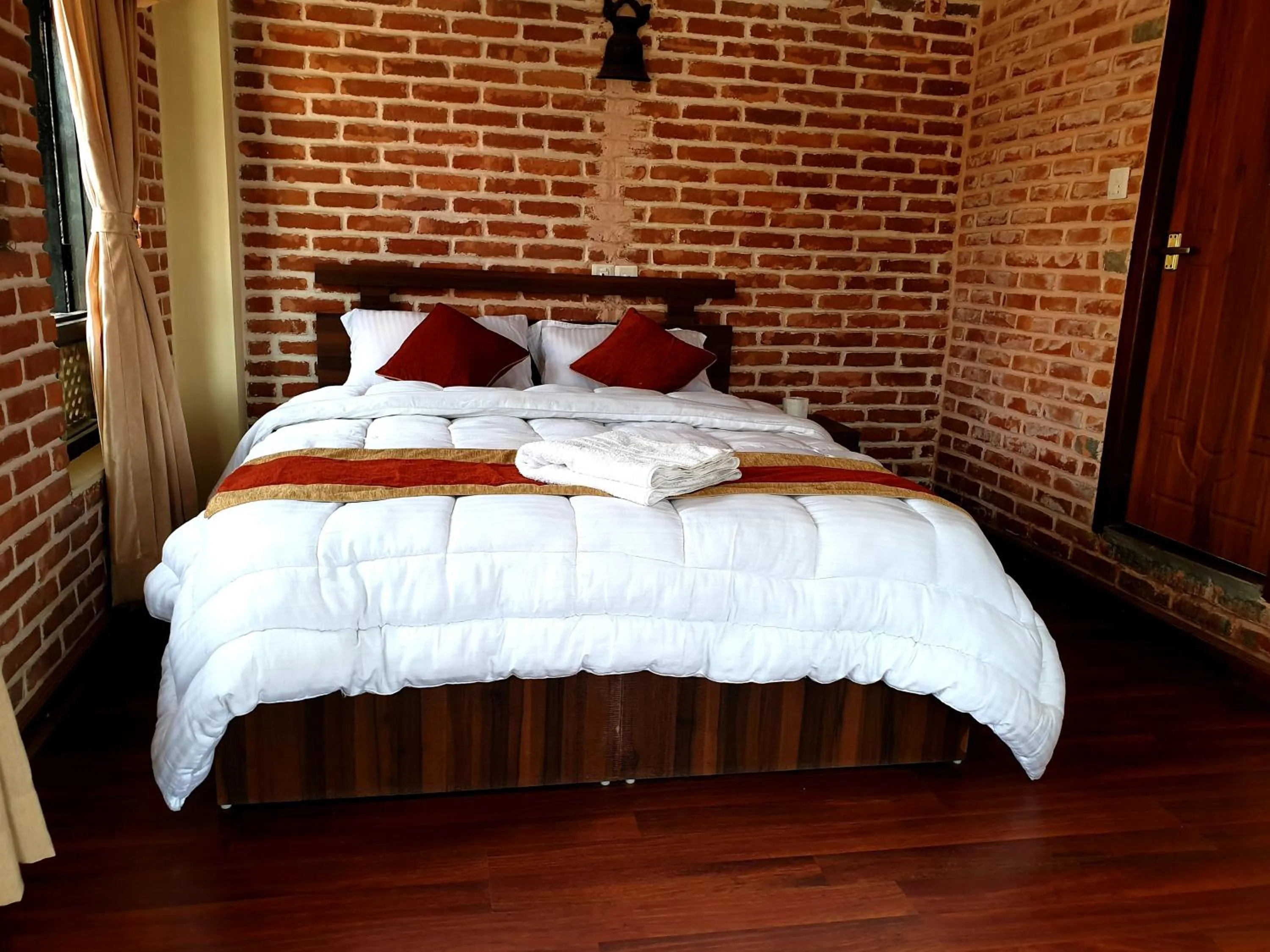 Photo of the whole room, Bed in HOTEL LAYAKU DURBAR