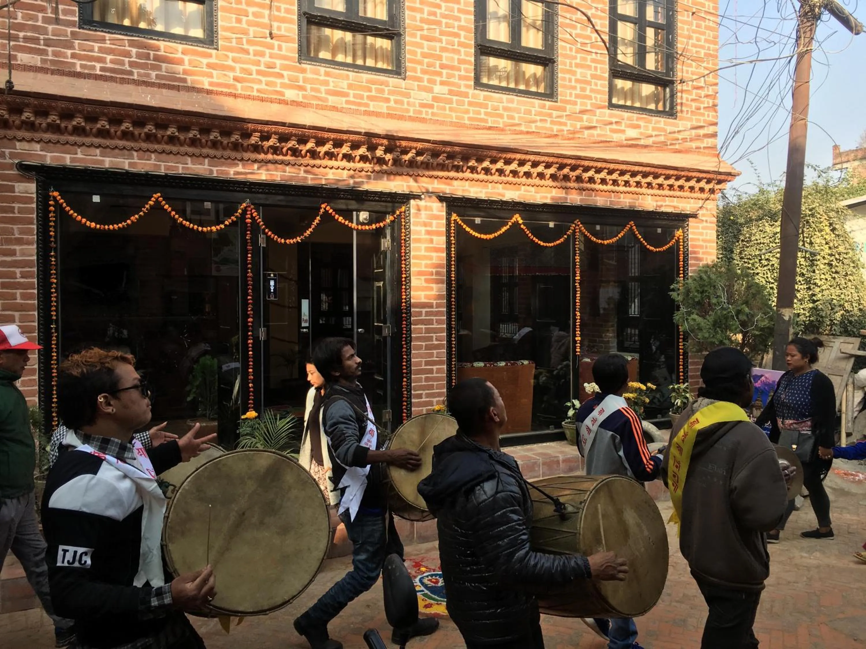 group of guests in HOTEL LAYAKU DURBAR