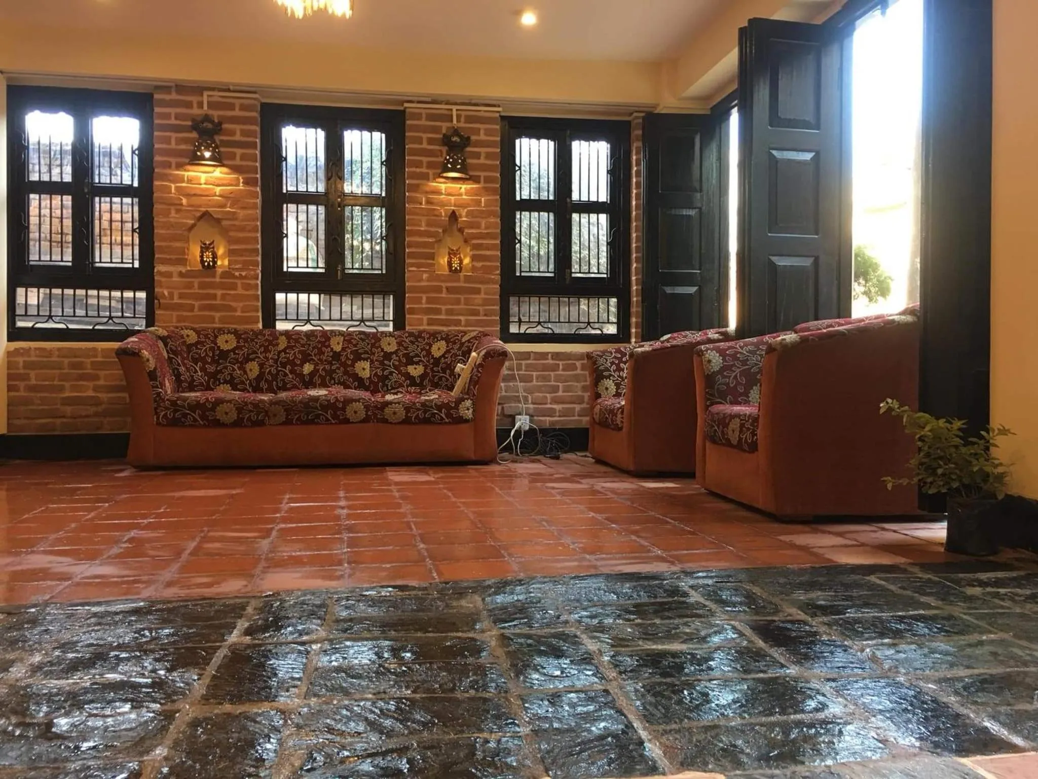 Seating area in HOTEL LAYAKU DURBAR
