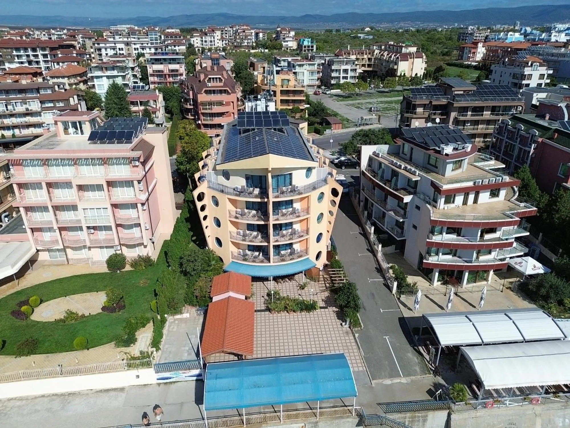 Balcony/Terrace in Hotel Evridika