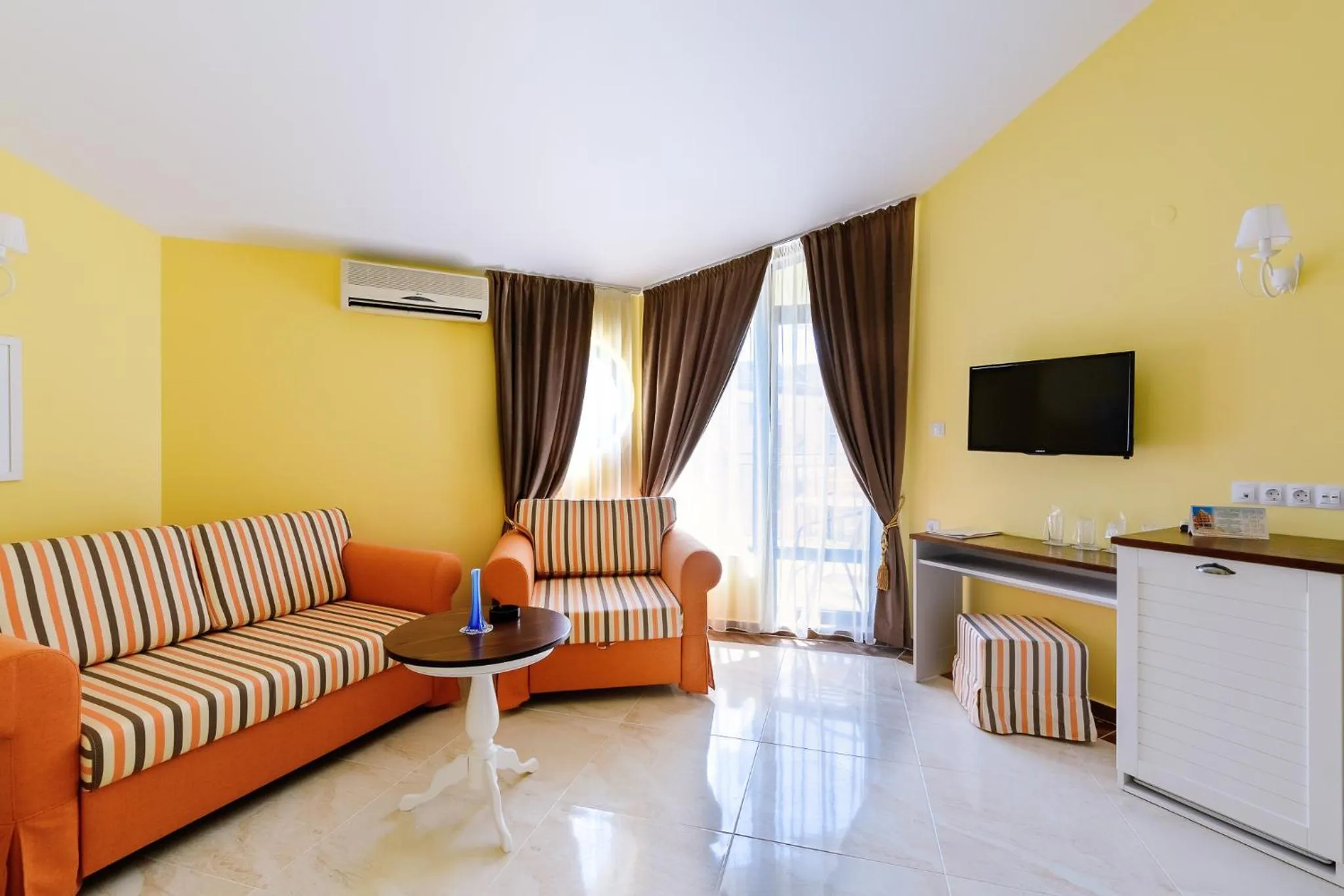 Living room in Hotel Evridika