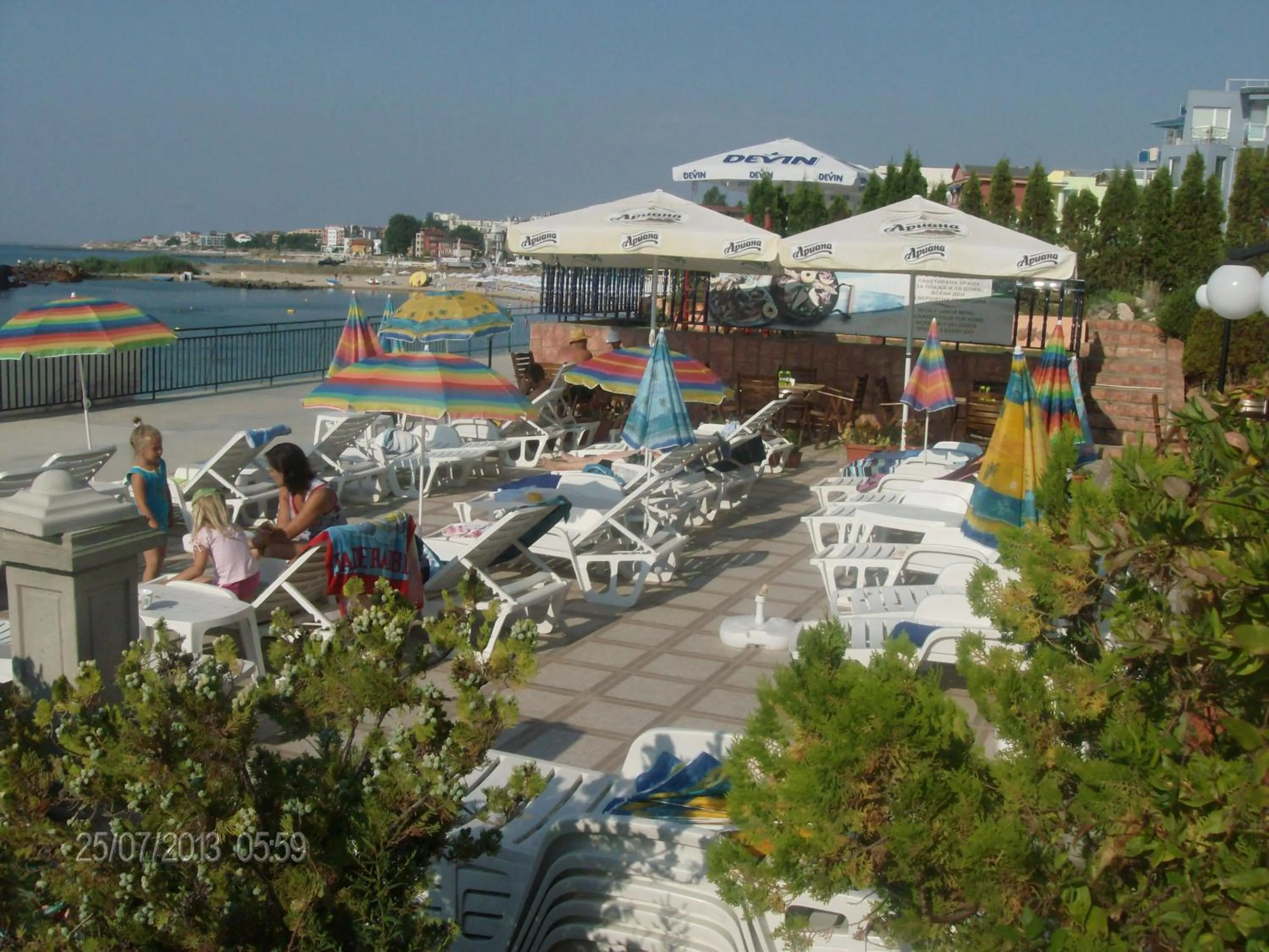 Balcony/Terrace in Hotel Evridika