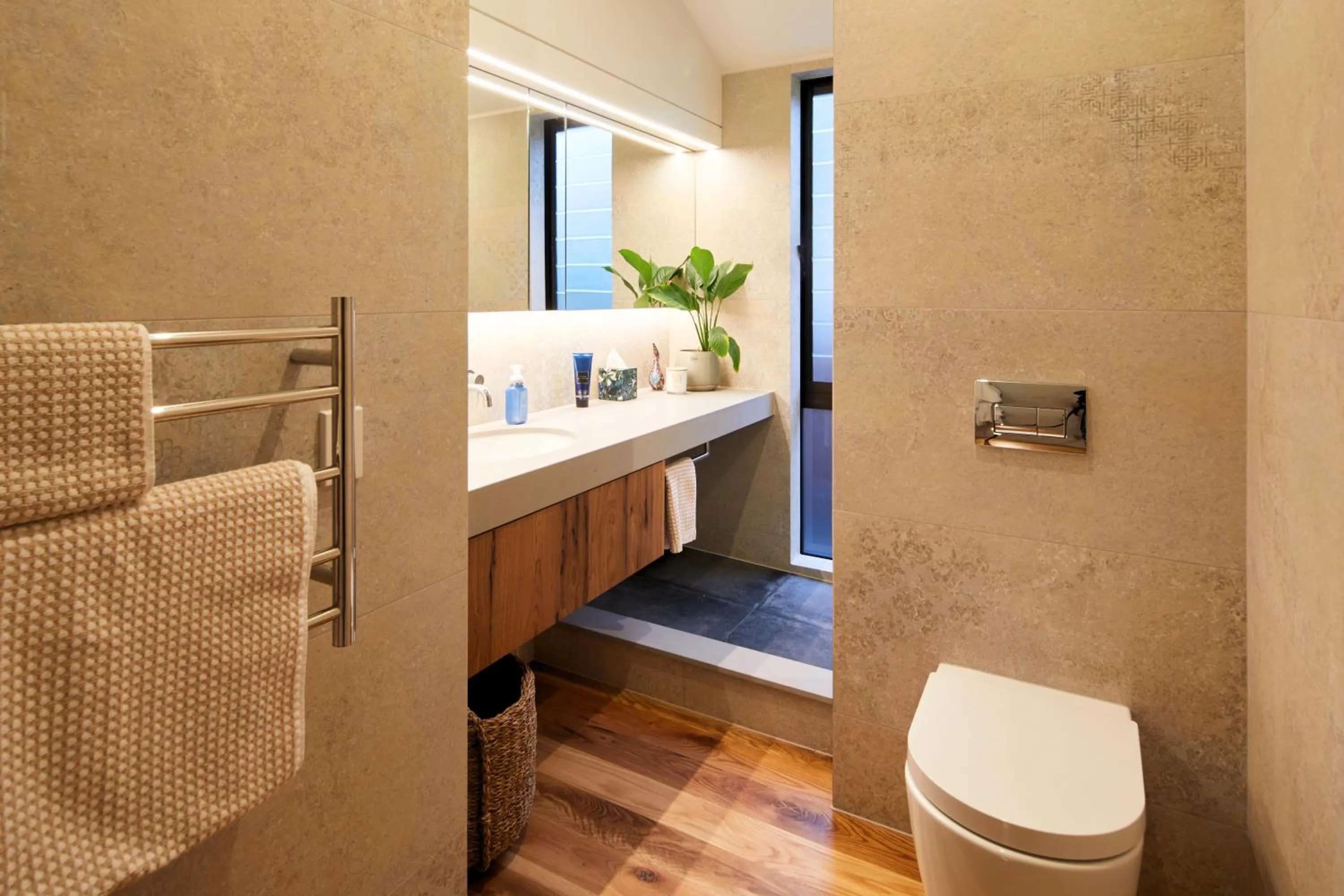 Shower in Newton Heights