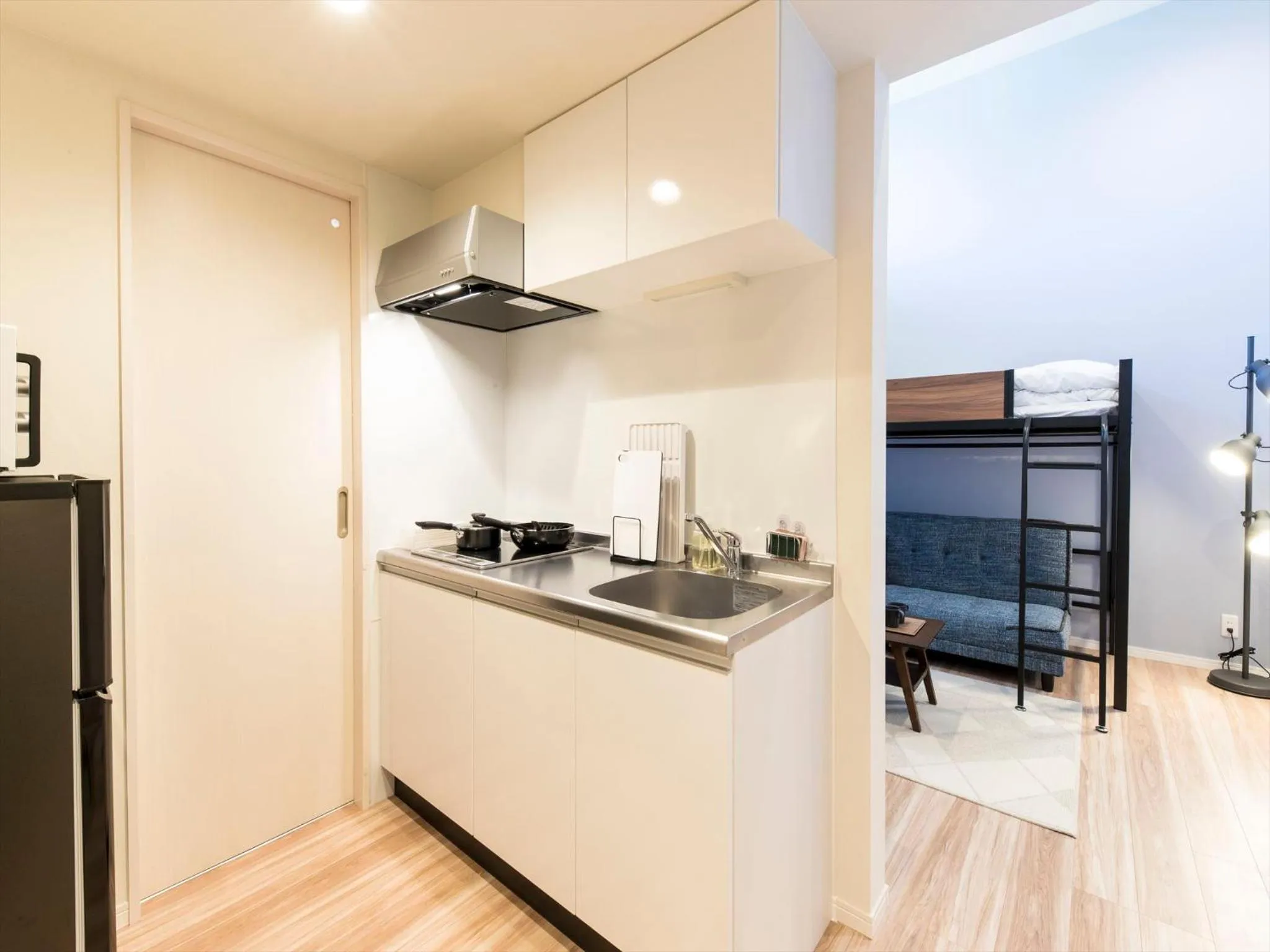 Kitchen or kitchenette in TRIP POD MINOSHIMA A