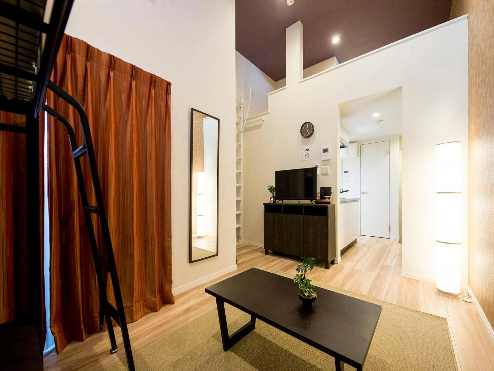 Living room in TRIP POD MINOSHIMA A