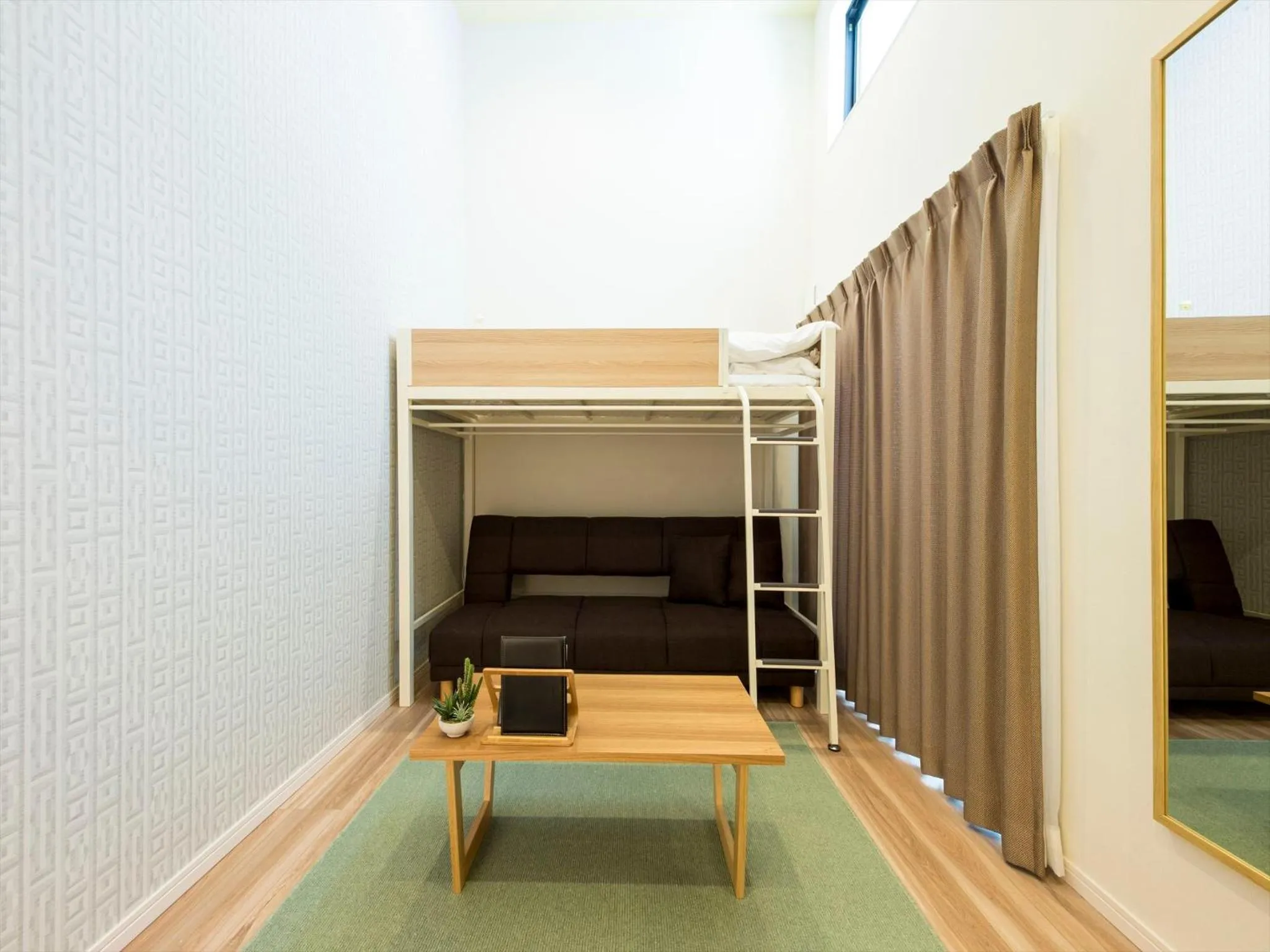 Living room, Bed in TRIP POD MINOSHIMA A