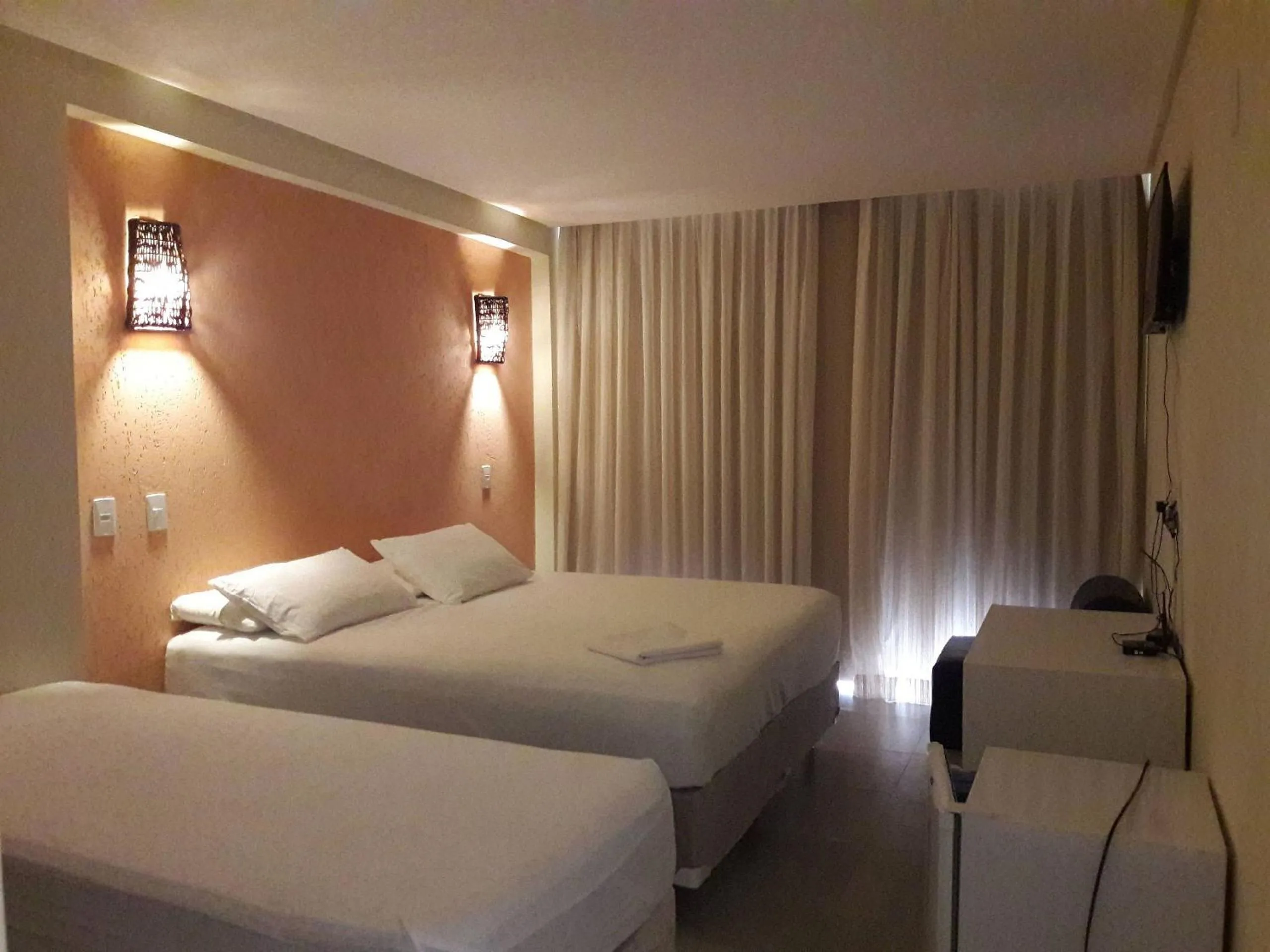 Bed in Pousada Laguna