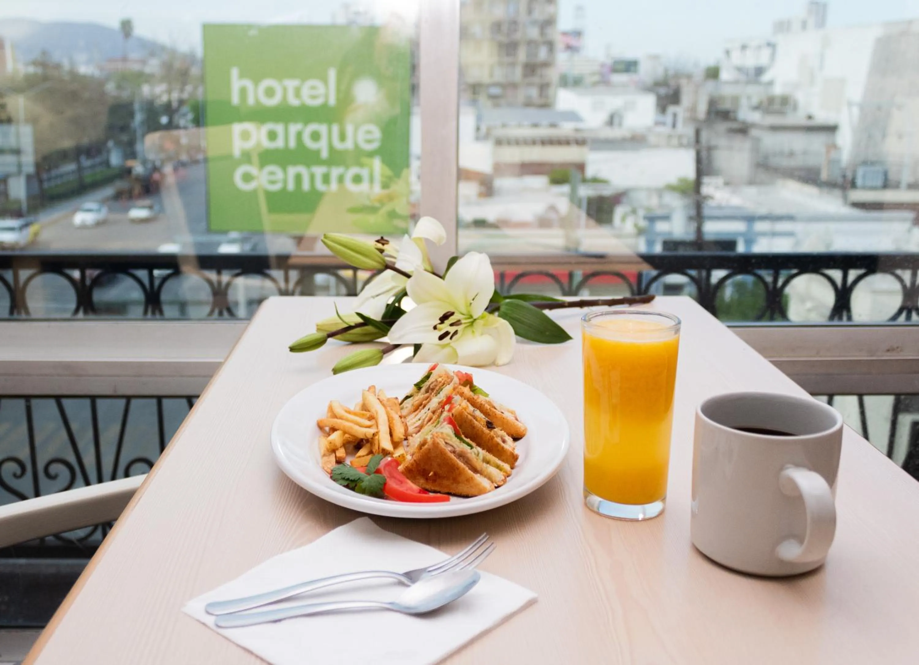 room service in Hotel Parque Central