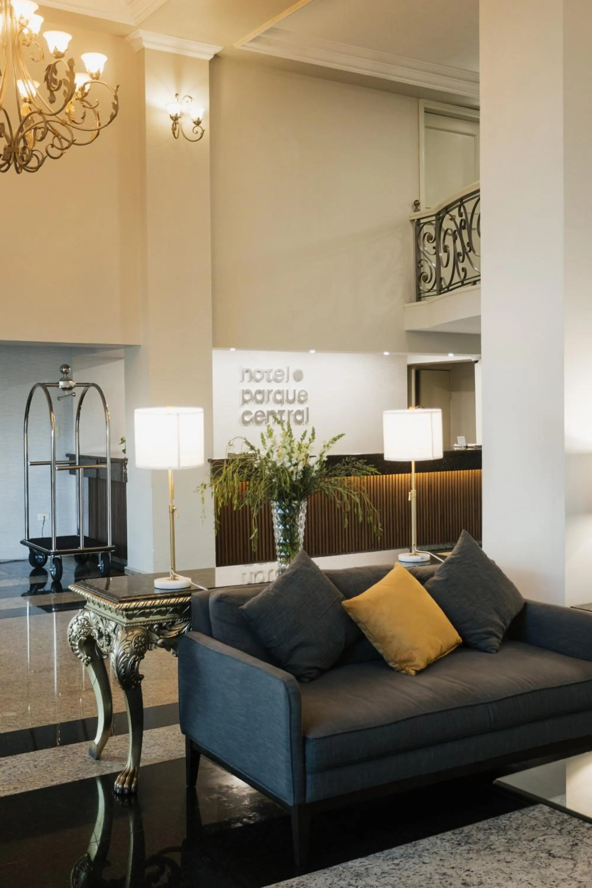 Lobby or reception in Hotel Parque Central