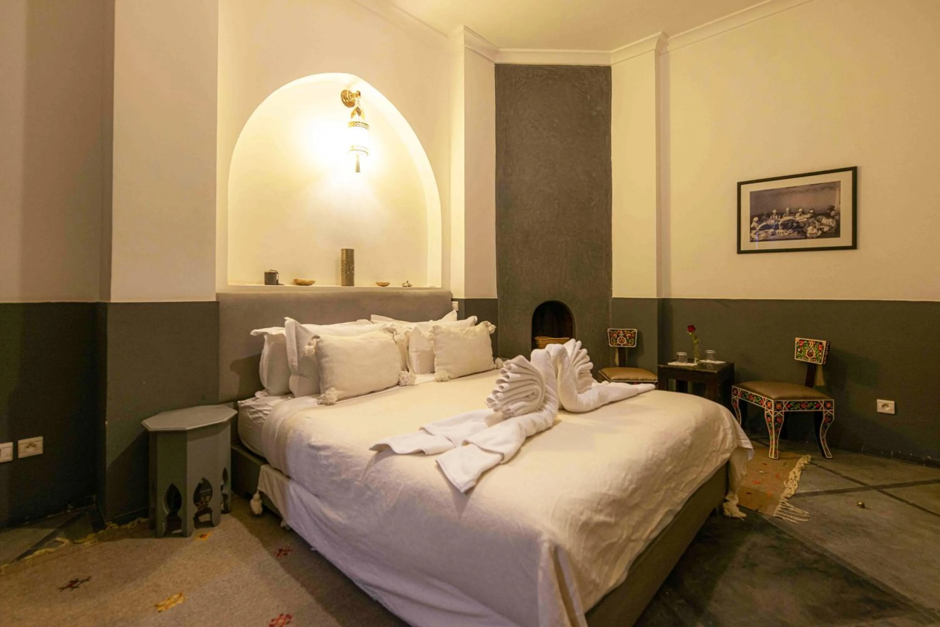 Bed in Riad 64 Maison D'hôtes & Spa