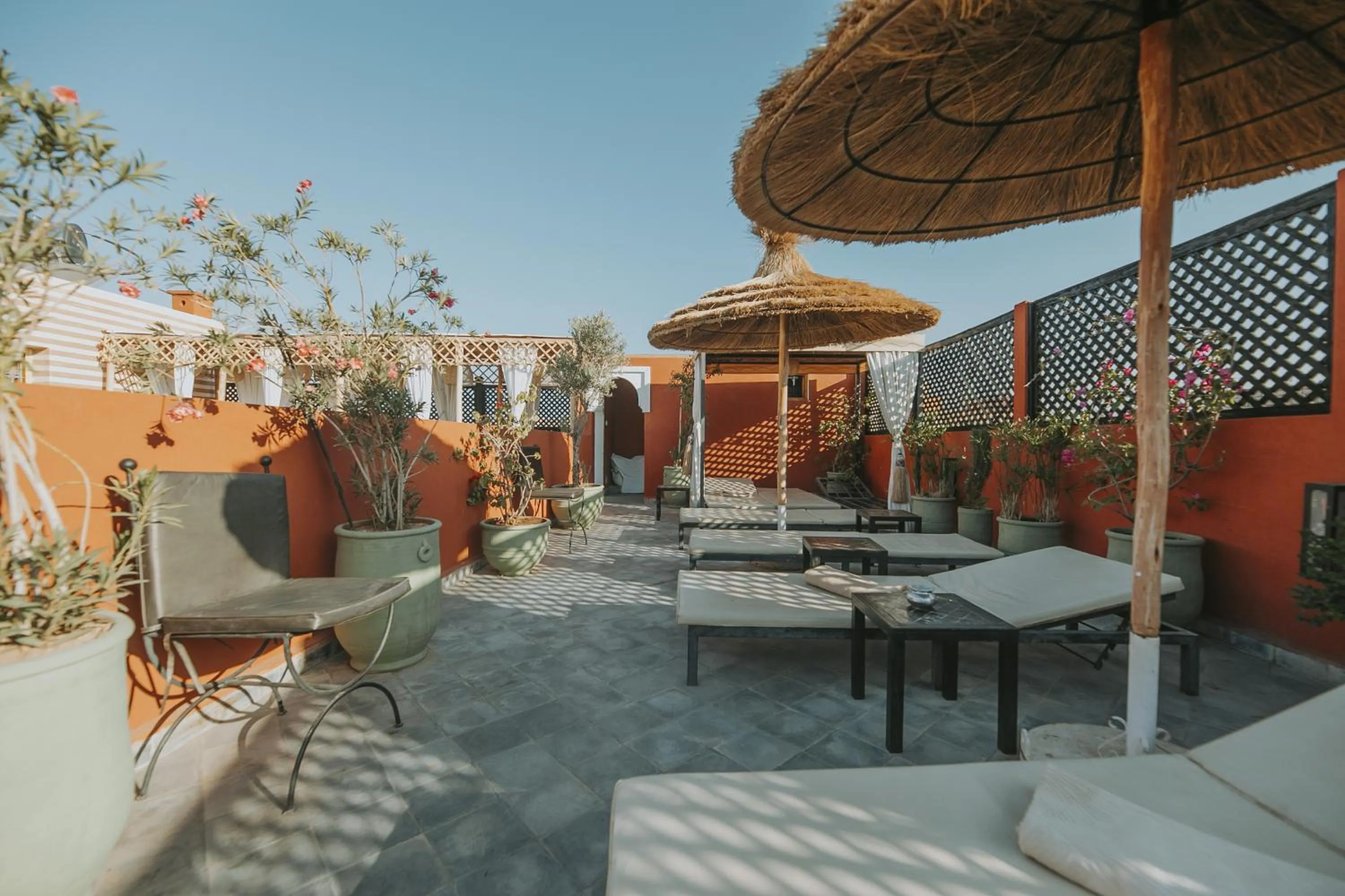 Balcony/Terrace in Riad 64 Maison D'hôtes & Spa