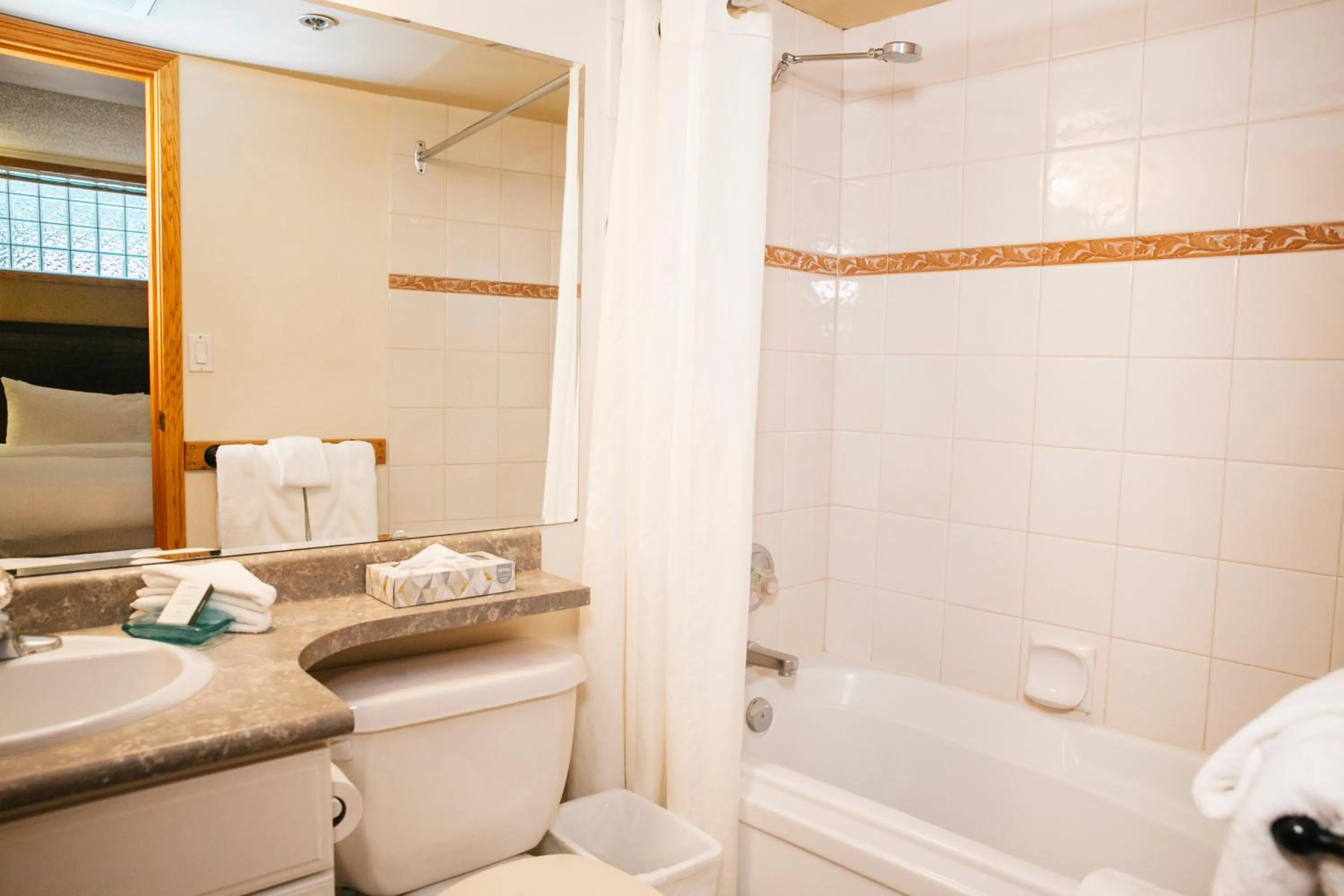 Shower in Carleton Lodge