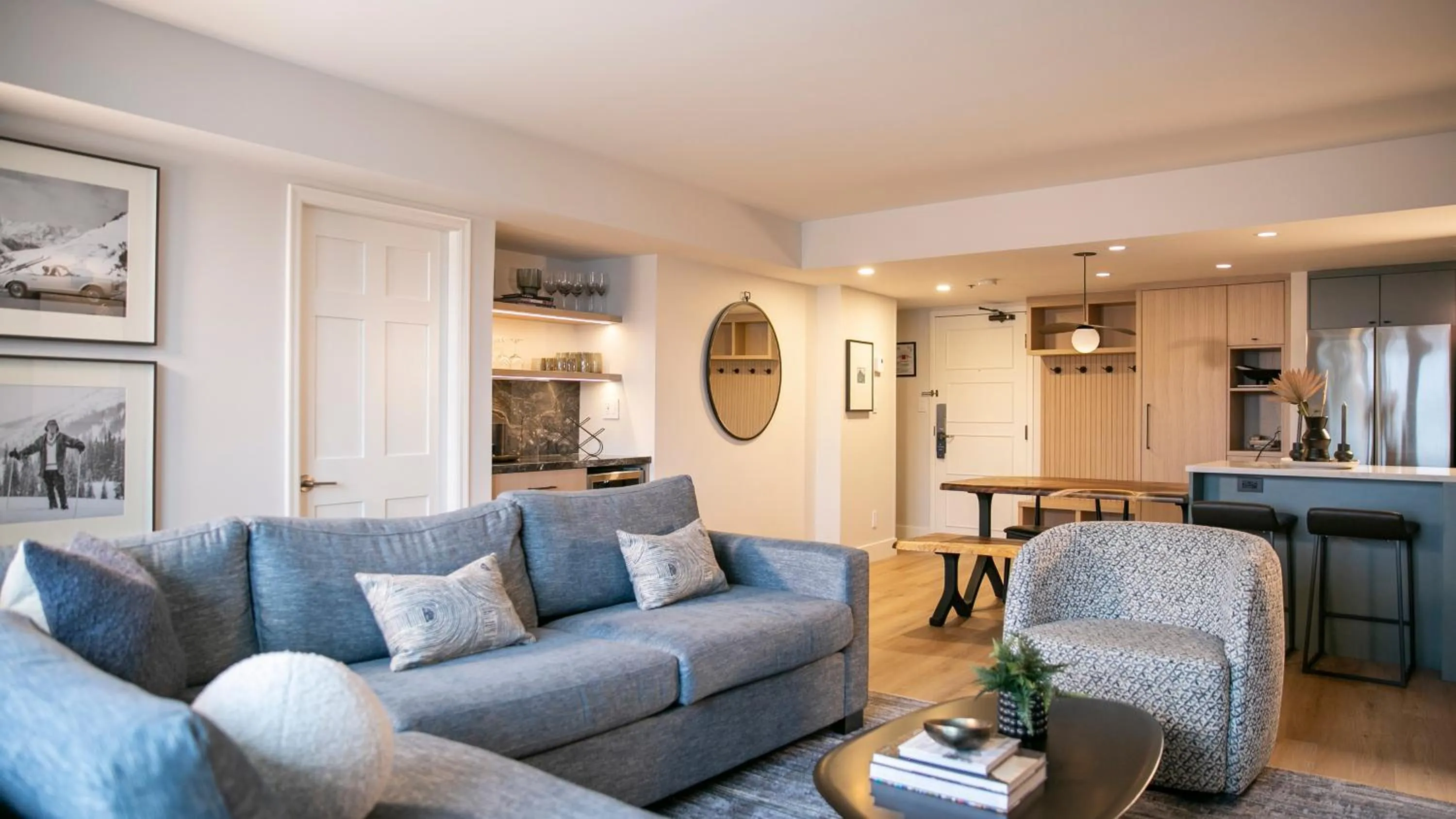 Living room in Carleton Lodge