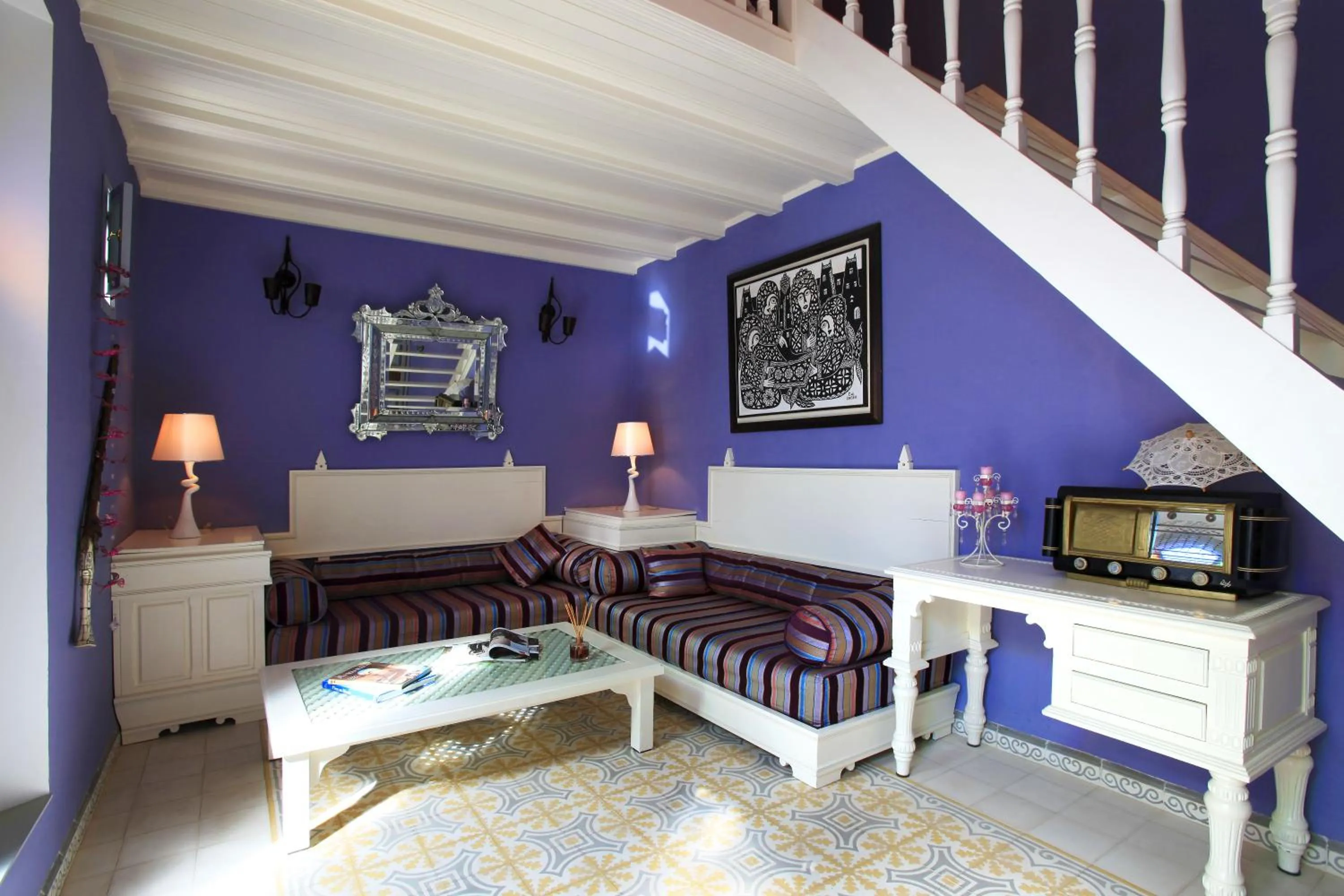 Seating area in Riad Noos Noos & Spa