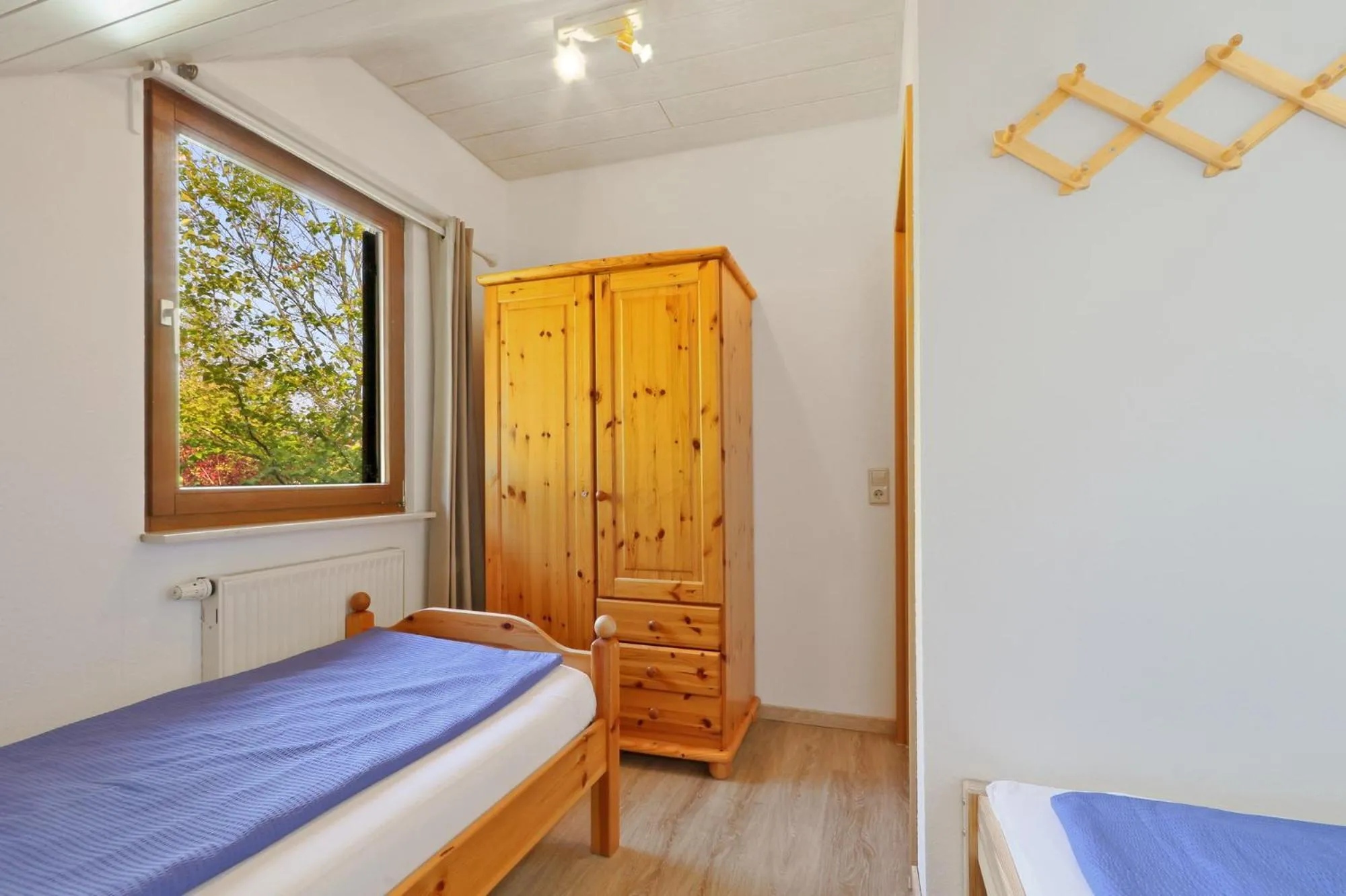 Bed in Seepark Kirchheim Ferienhaus bei Diane mit Sauna