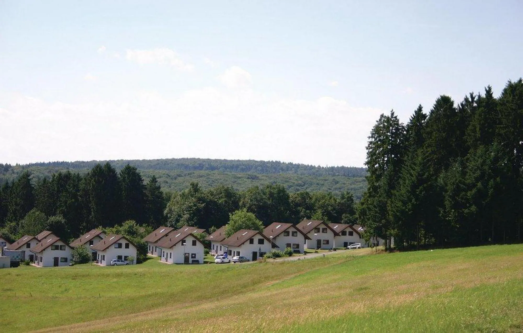 Natural landscape in Seepark Kirchheim Ferienhaus bei Diane mit Sauna