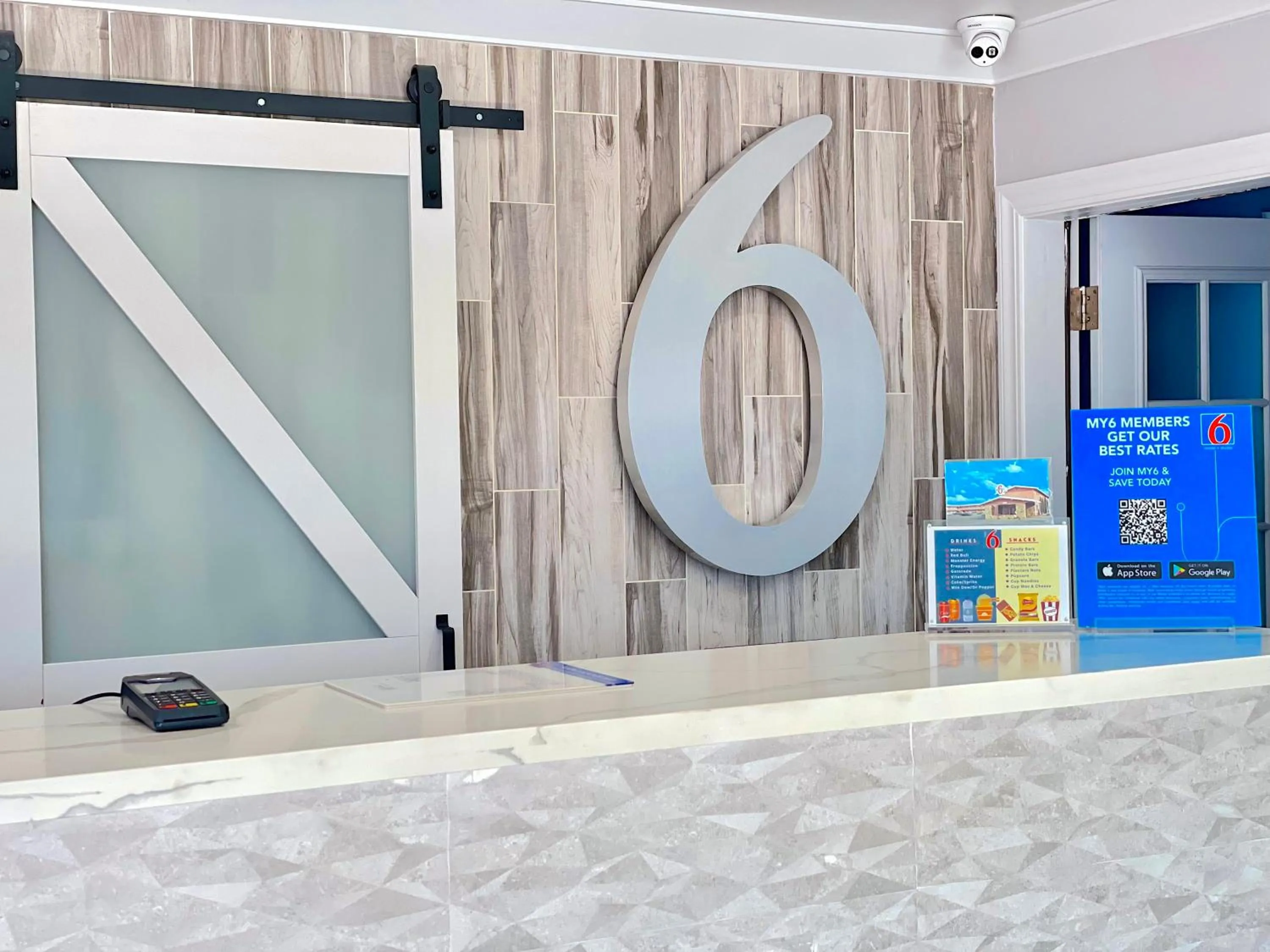 Lobby or reception in Motel 6 Yuba City, CA