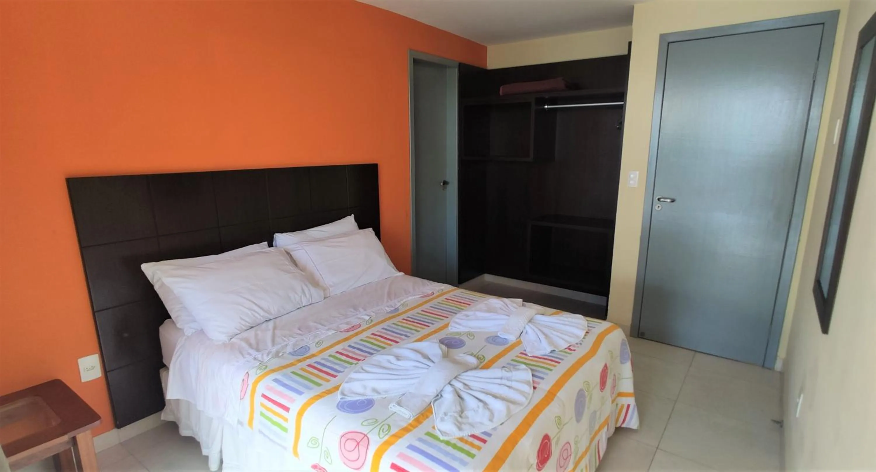 Bed in Pousada Ecomar