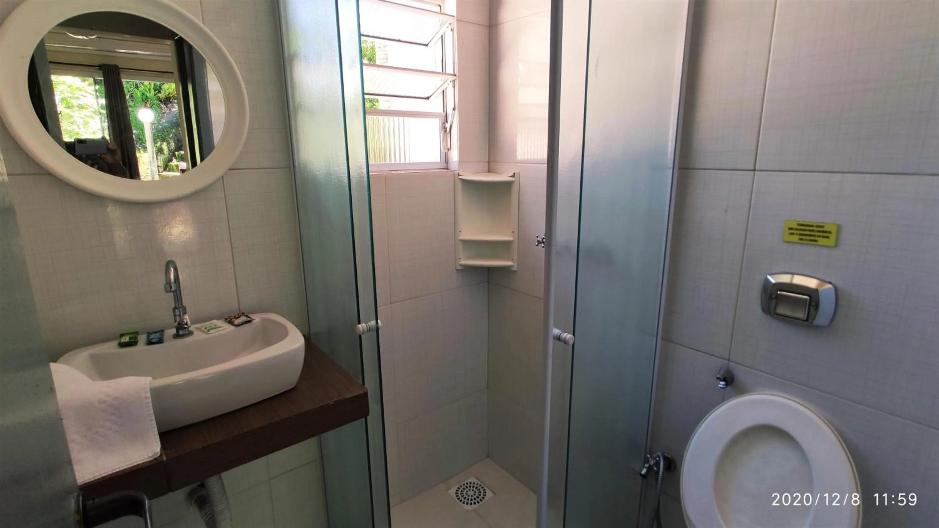 Shower in Pousada Ecomar