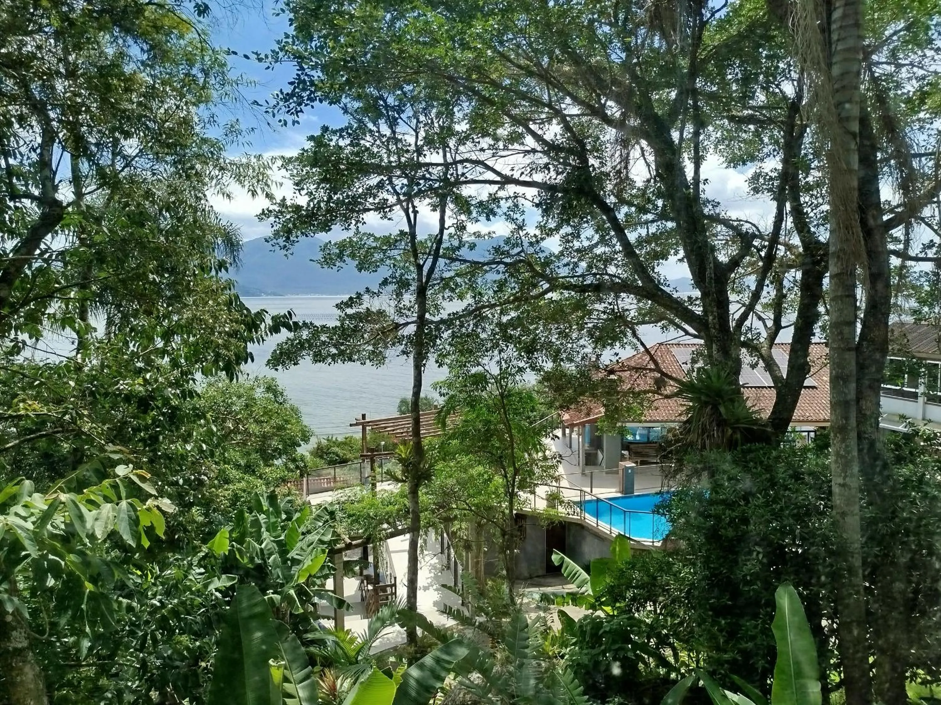 Garden view in Pousada Ecomar