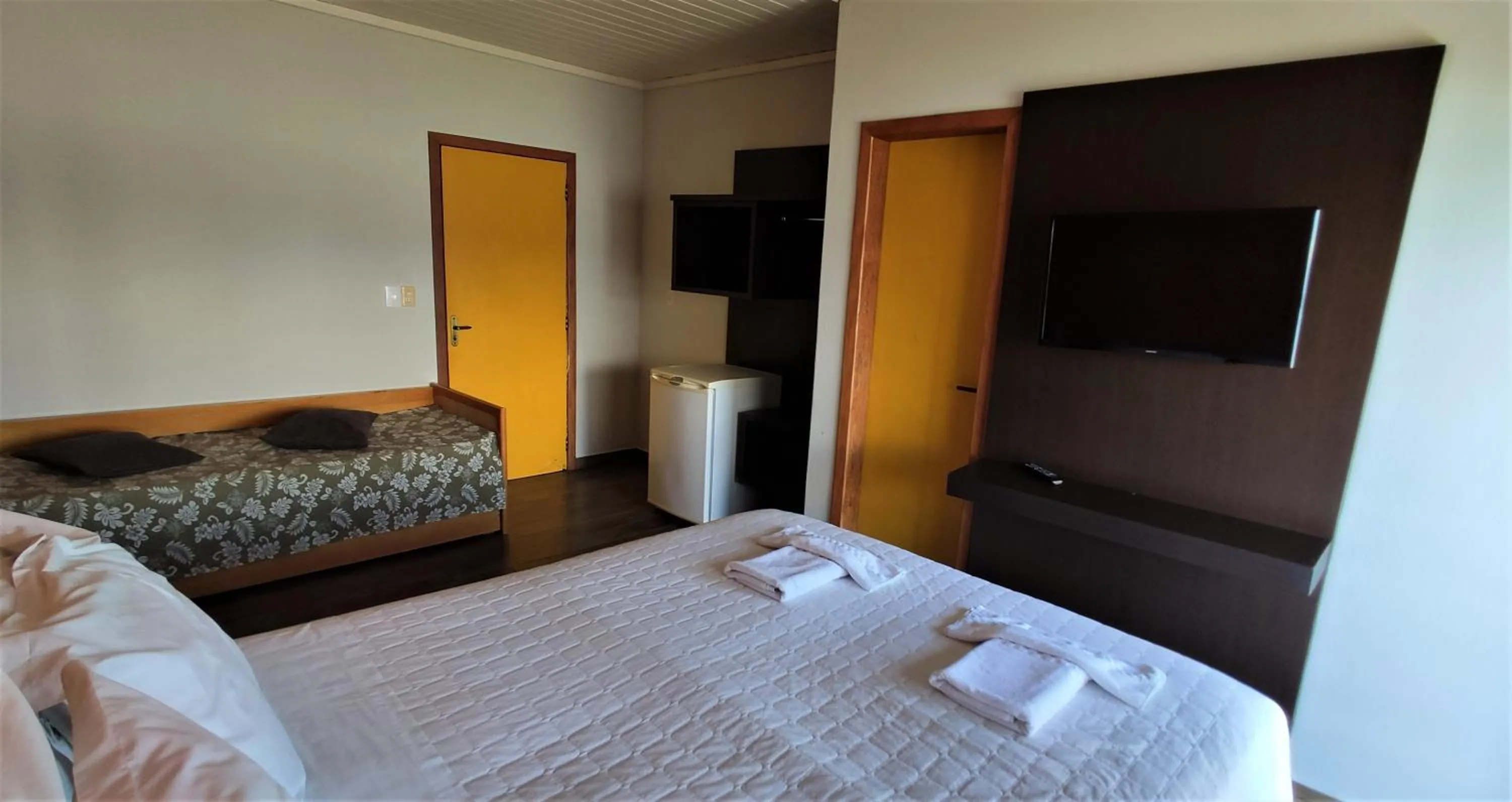 Bed in Pousada Ecomar