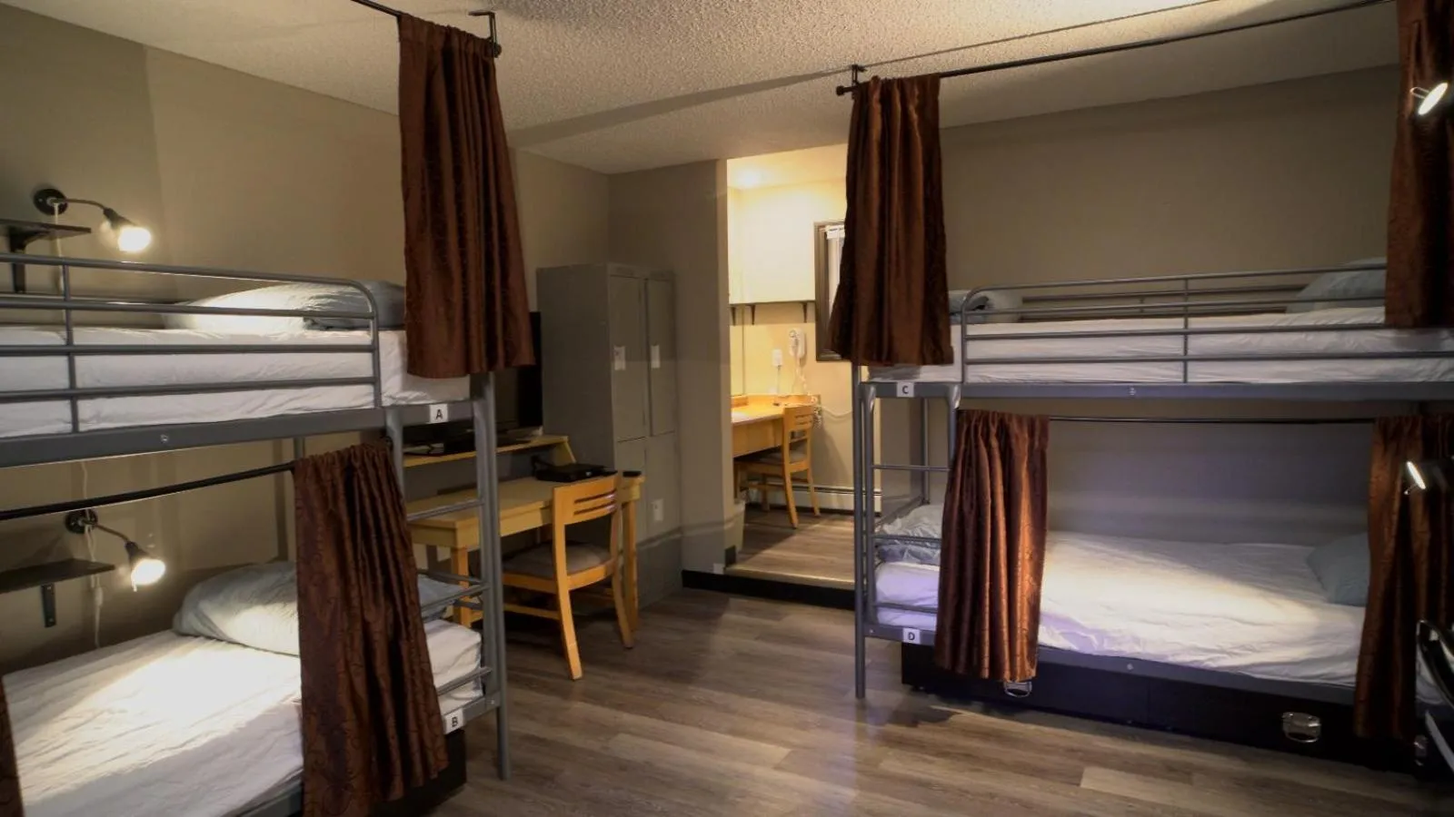 bunk bed, Bed in Banff International Hostel